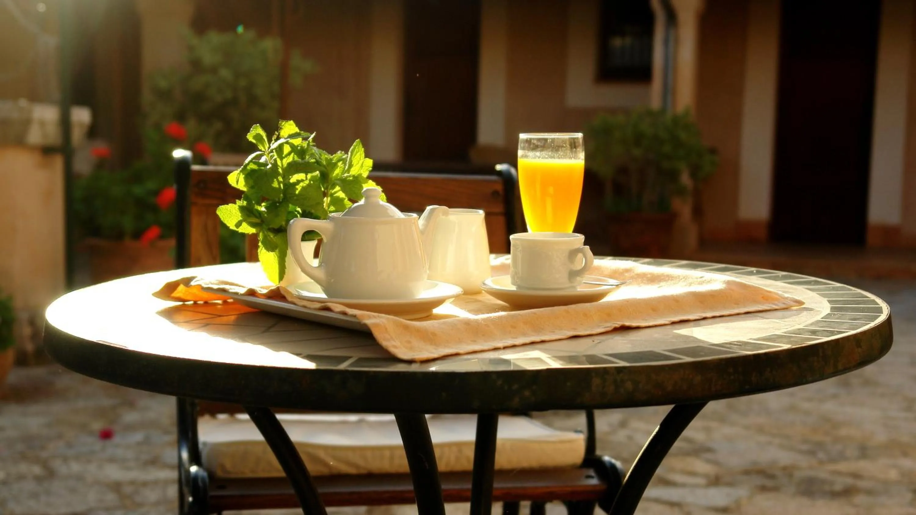 Buffet breakfast in Aumallia Hotel & Spa