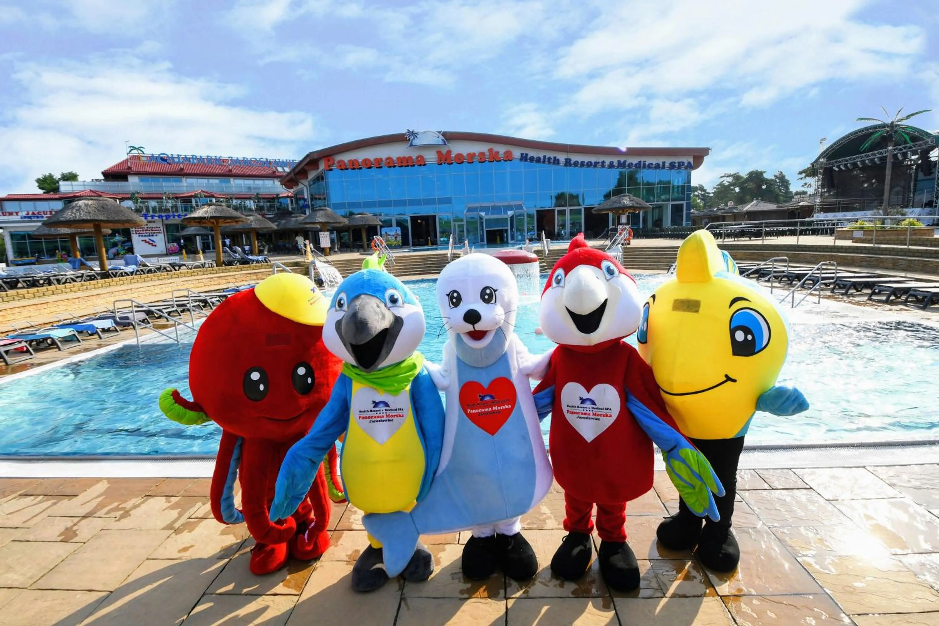 Swimming pool in Aquapark Health Resort & Medical SPA Panorama Morska All Inclusive