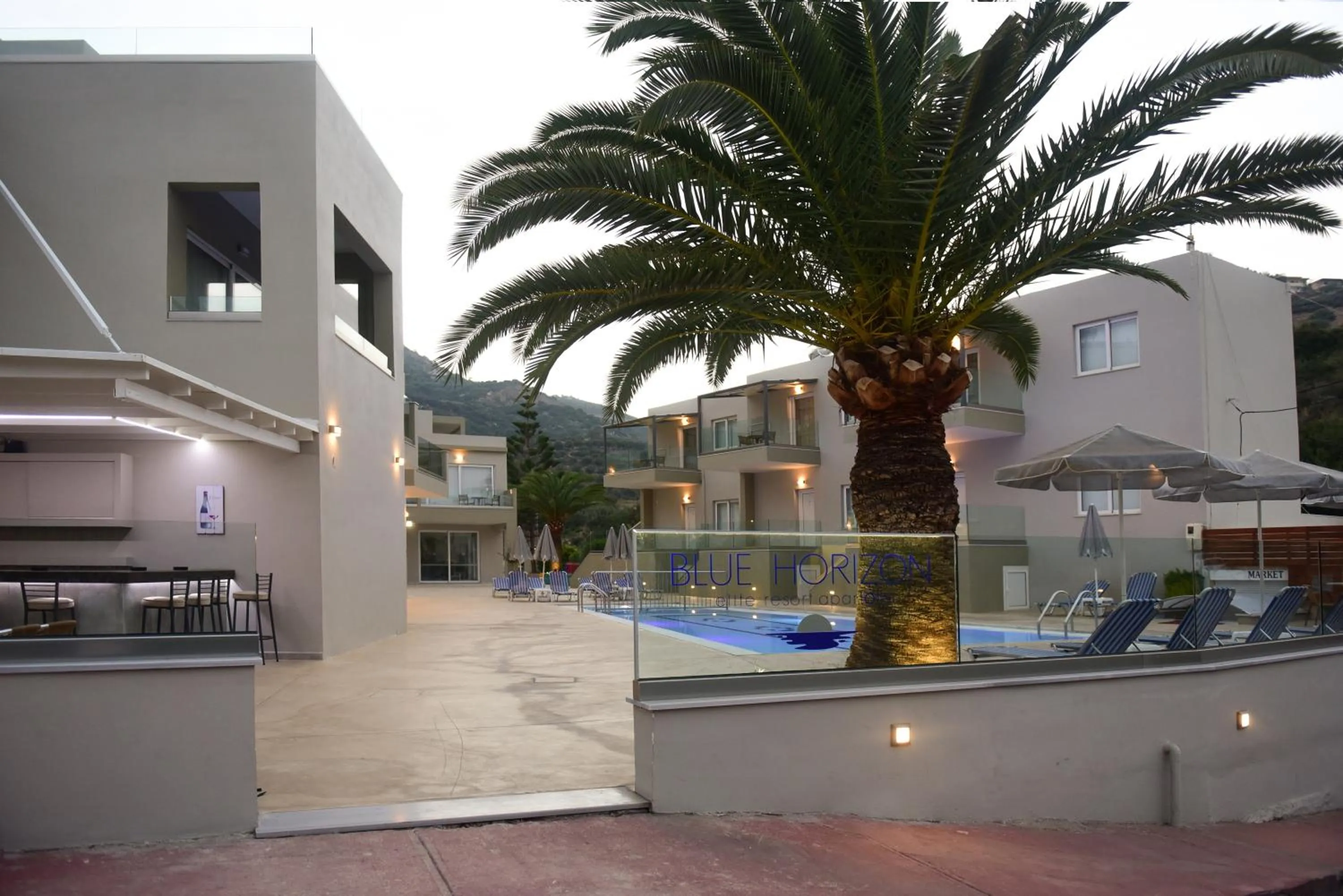 Patio in Blue Horizon Apartments