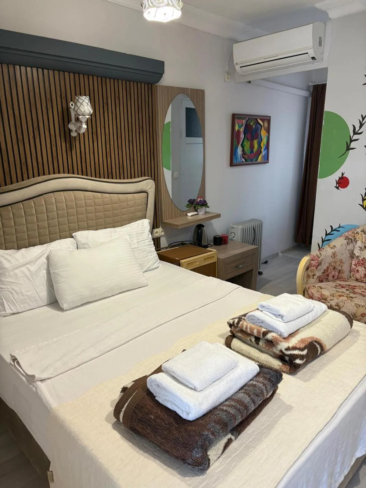 Bed in Alida Hotel Pamukkale