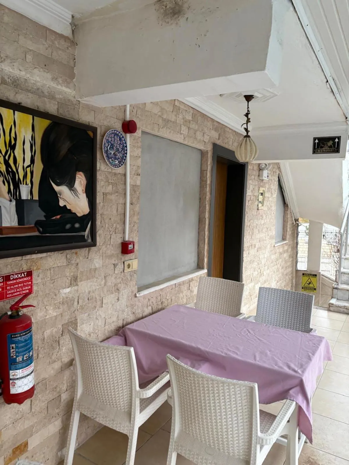 Seating area in Alida Hotel Pamukkale