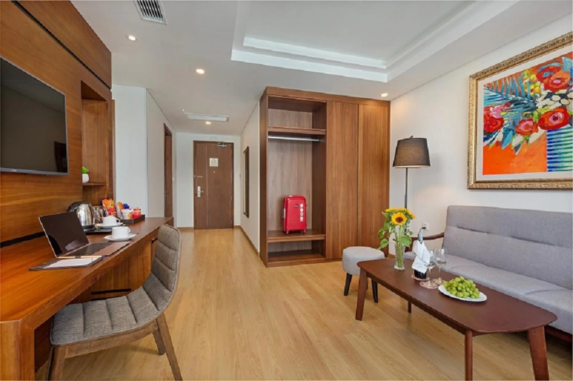 Living room in Val Soleil Hotel