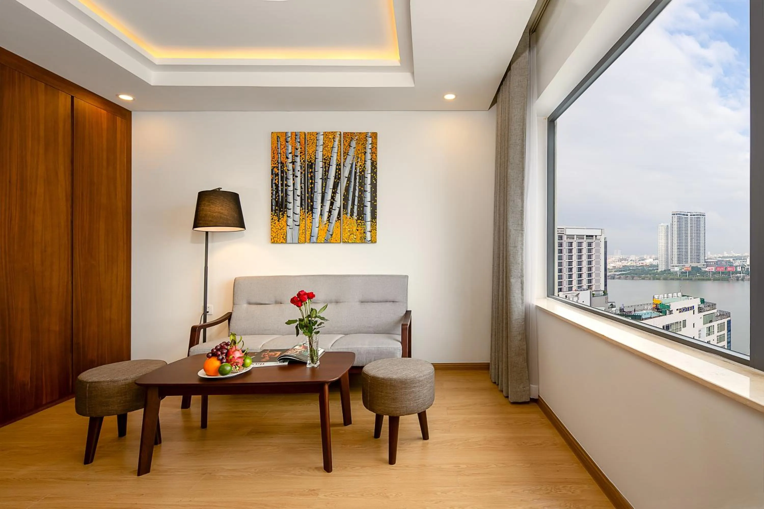 Living room in Val Soleil Hotel