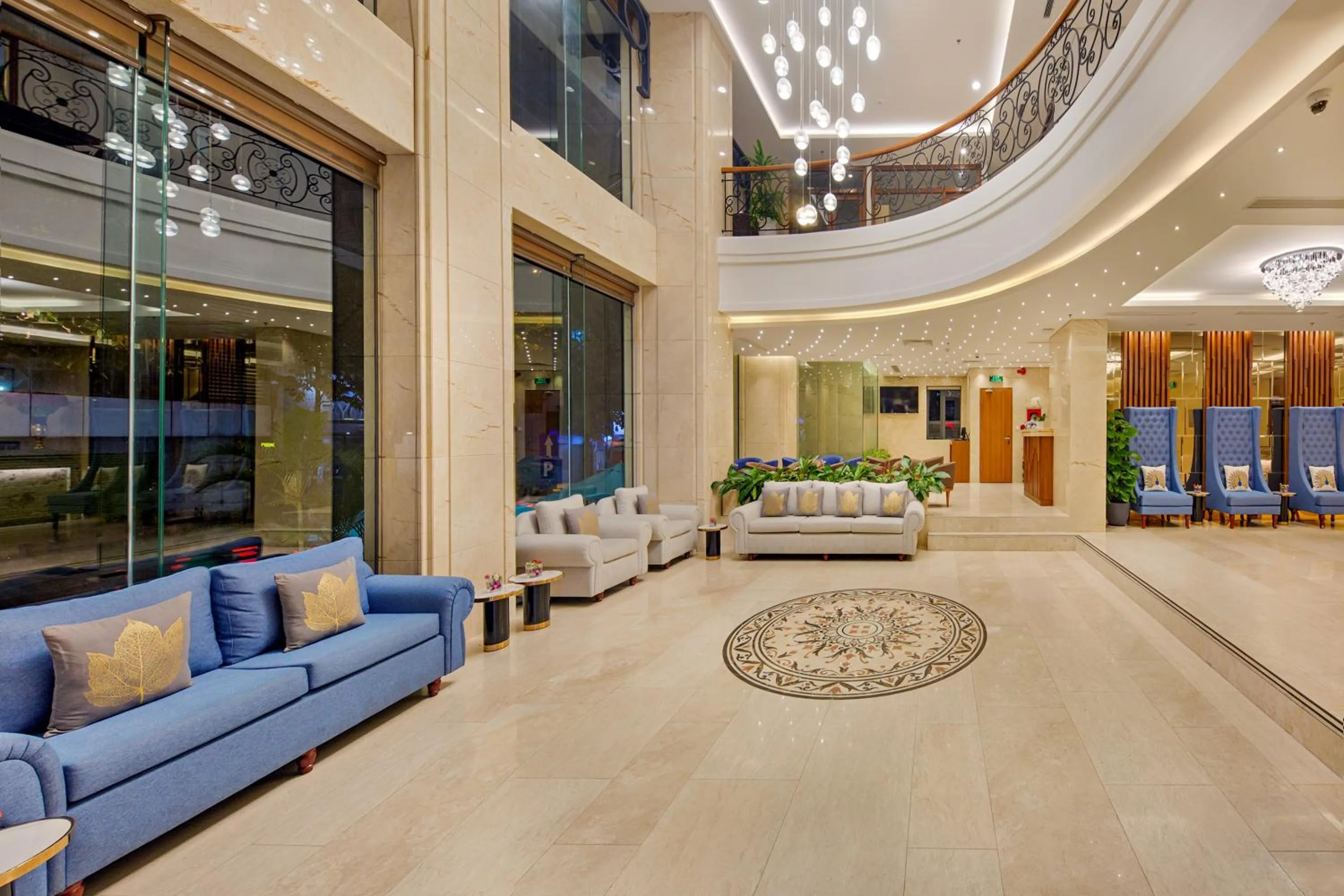 Lobby or reception in Val Soleil Hotel