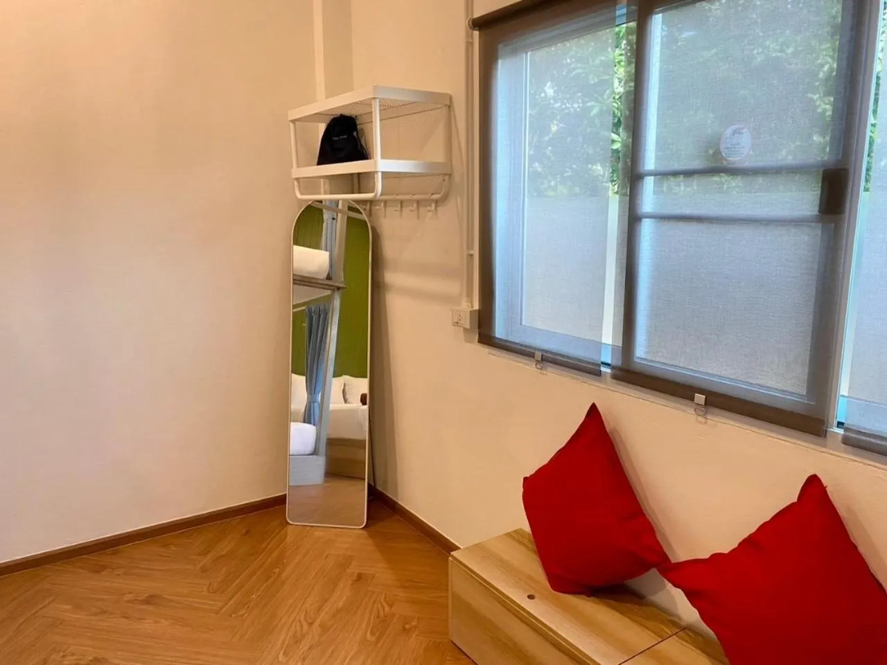 Seating area in Sleepy Station Hostel