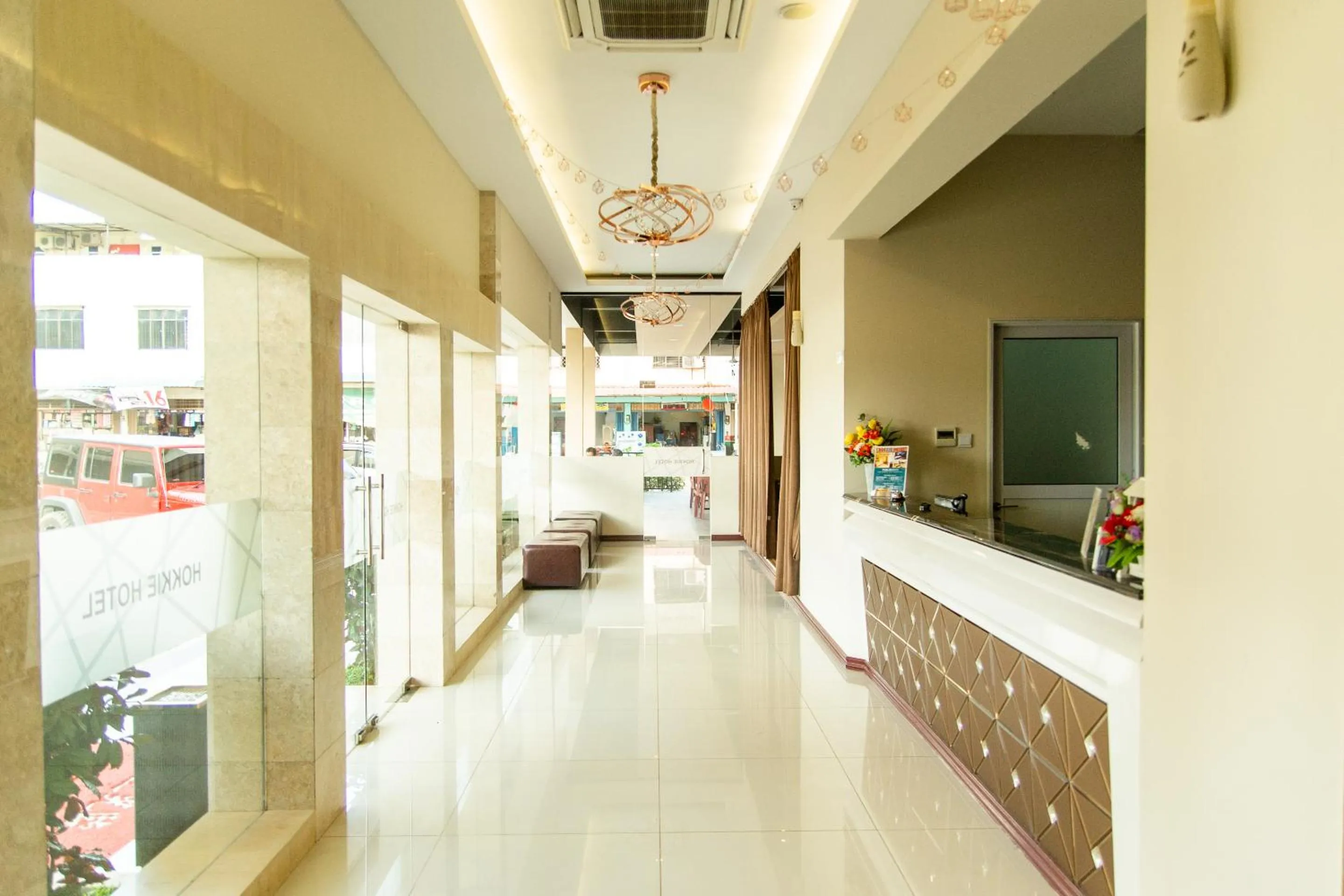 Lobby or reception in Hokkie Hotel Punggur Batam