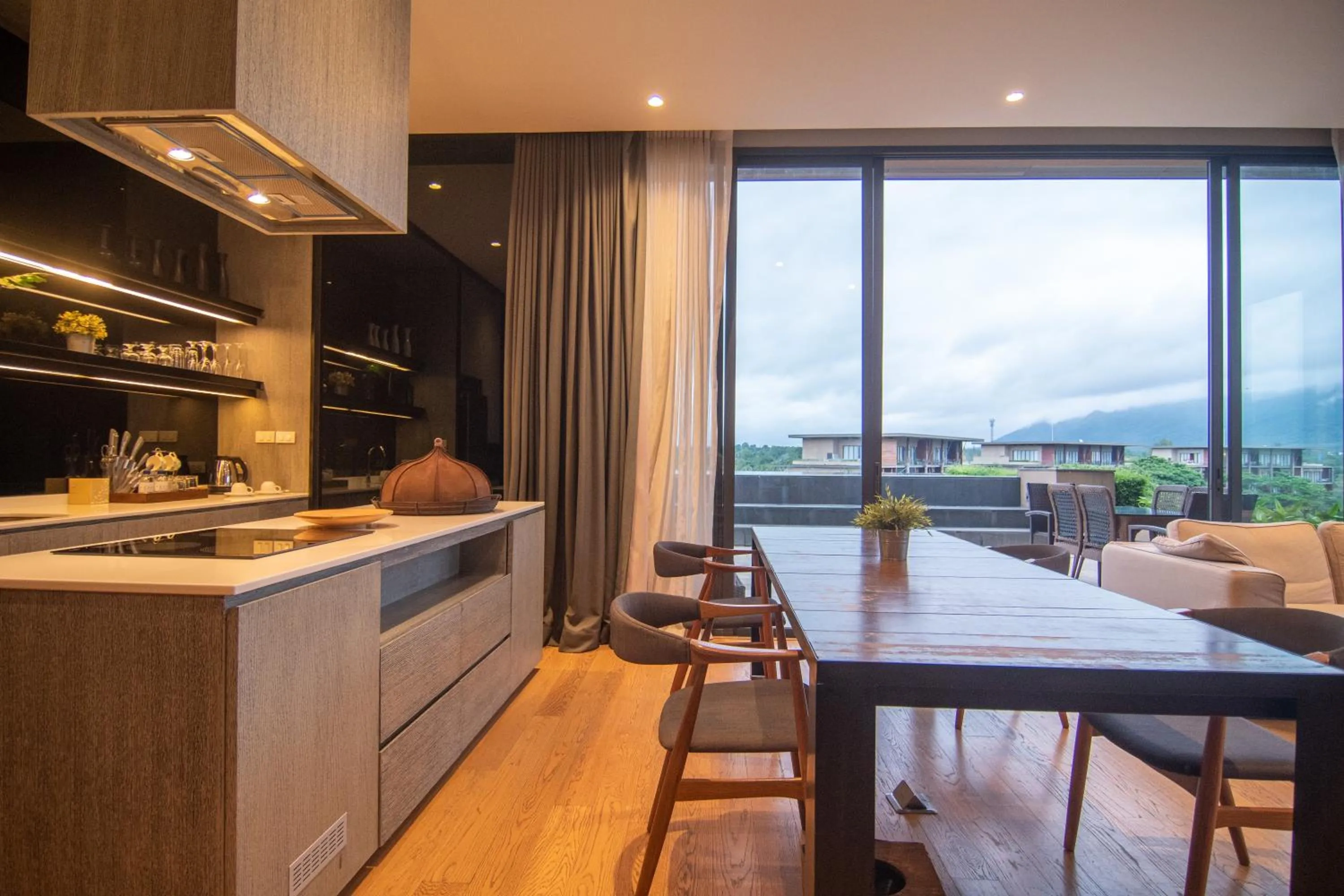 Kitchen or kitchenette in Khaoyai Luxury Pool Penthouse at ATTA