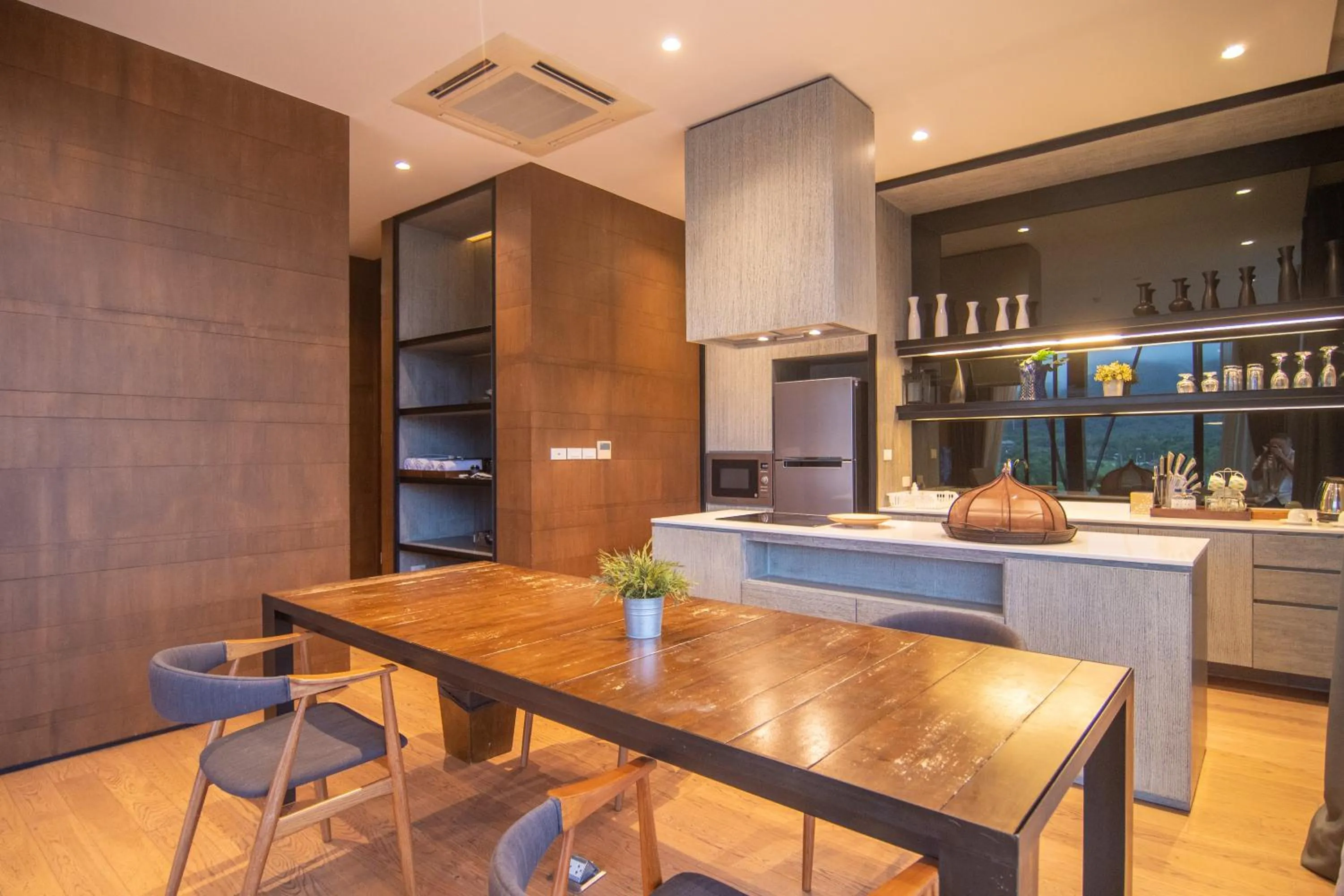 Kitchen or kitchenette in Khaoyai Luxury Pool Penthouse at ATTA