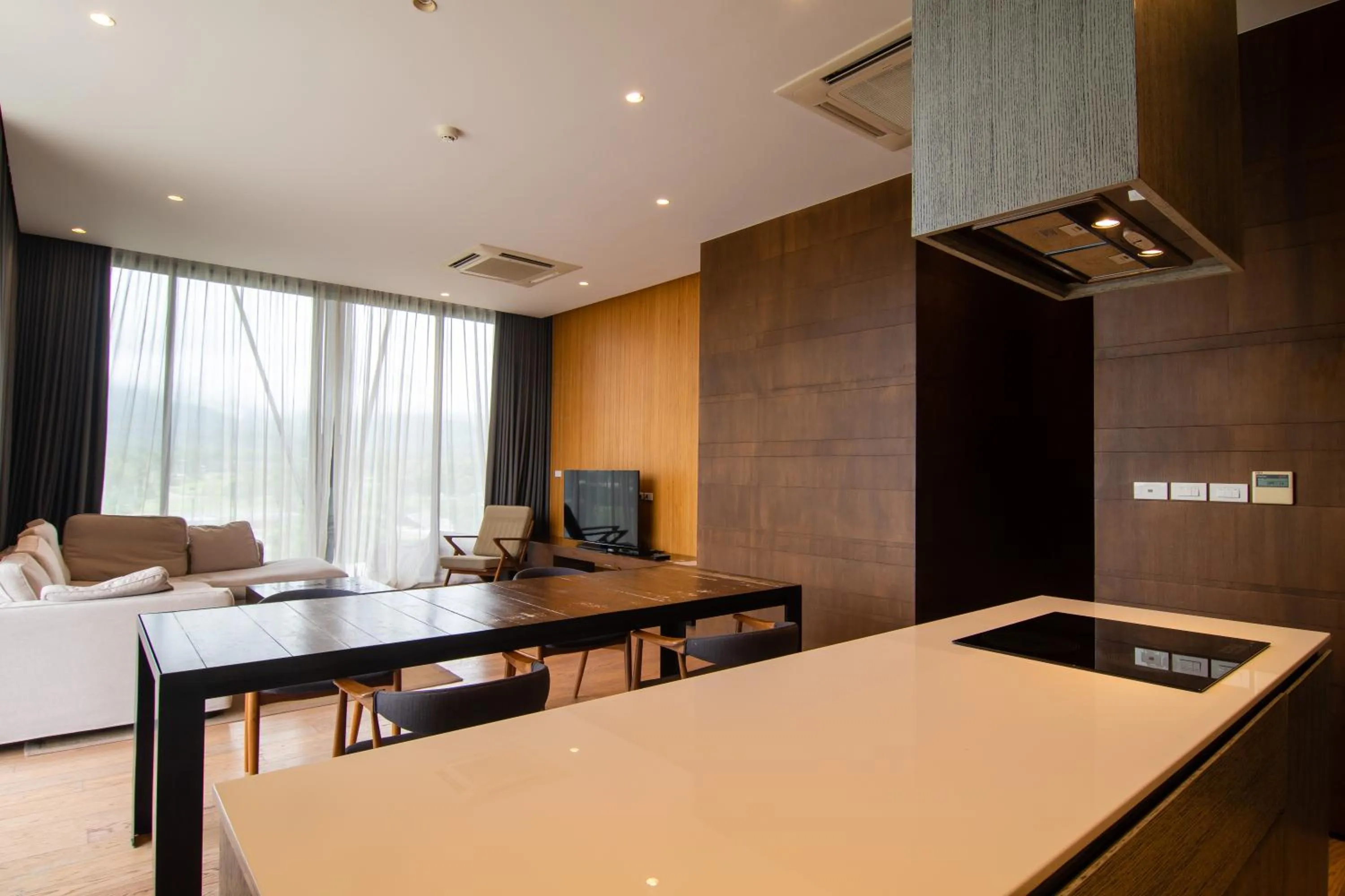 Kitchen or kitchenette in Khaoyai Luxury Pool Penthouse at ATTA
