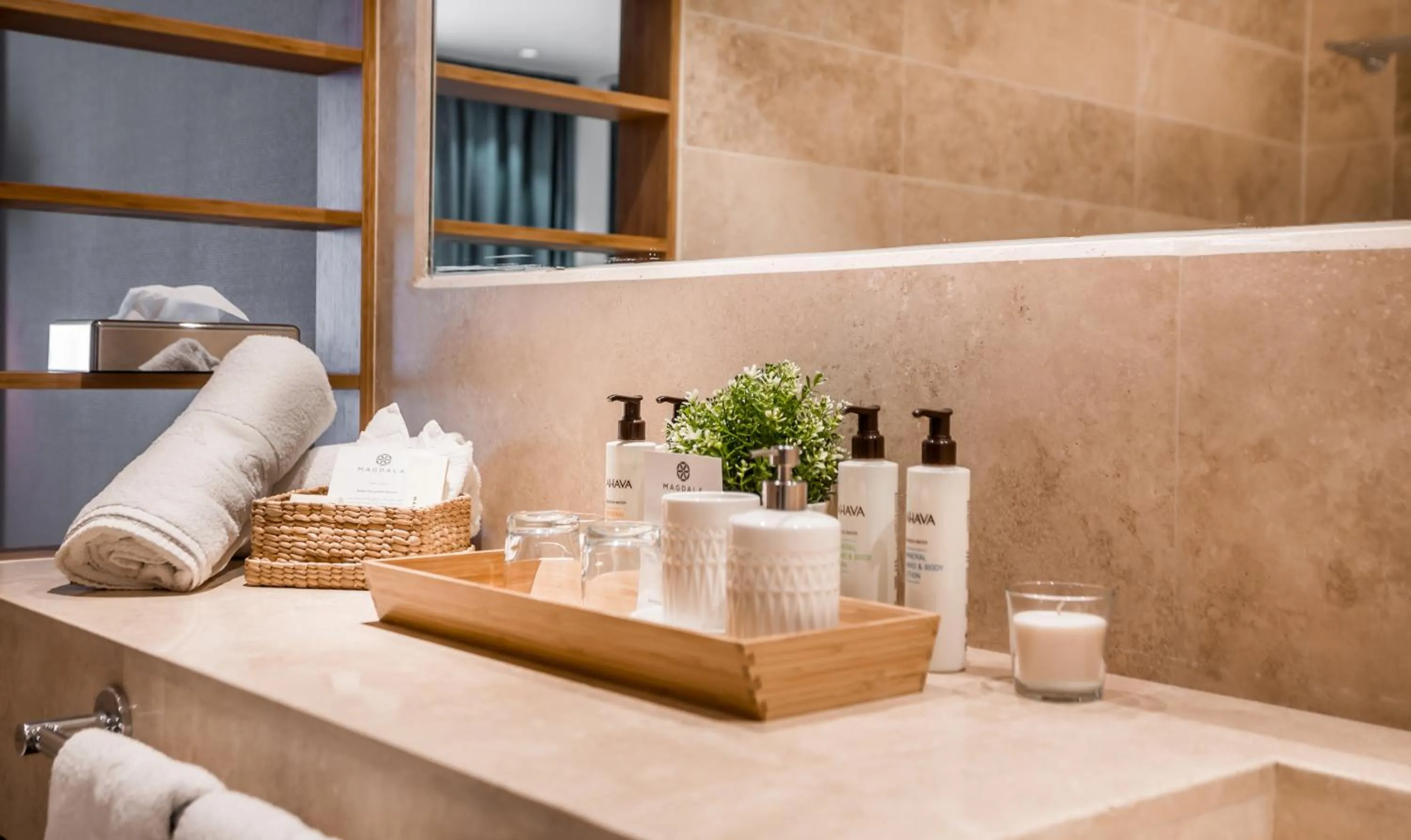 Bathroom in Magdala Hotel