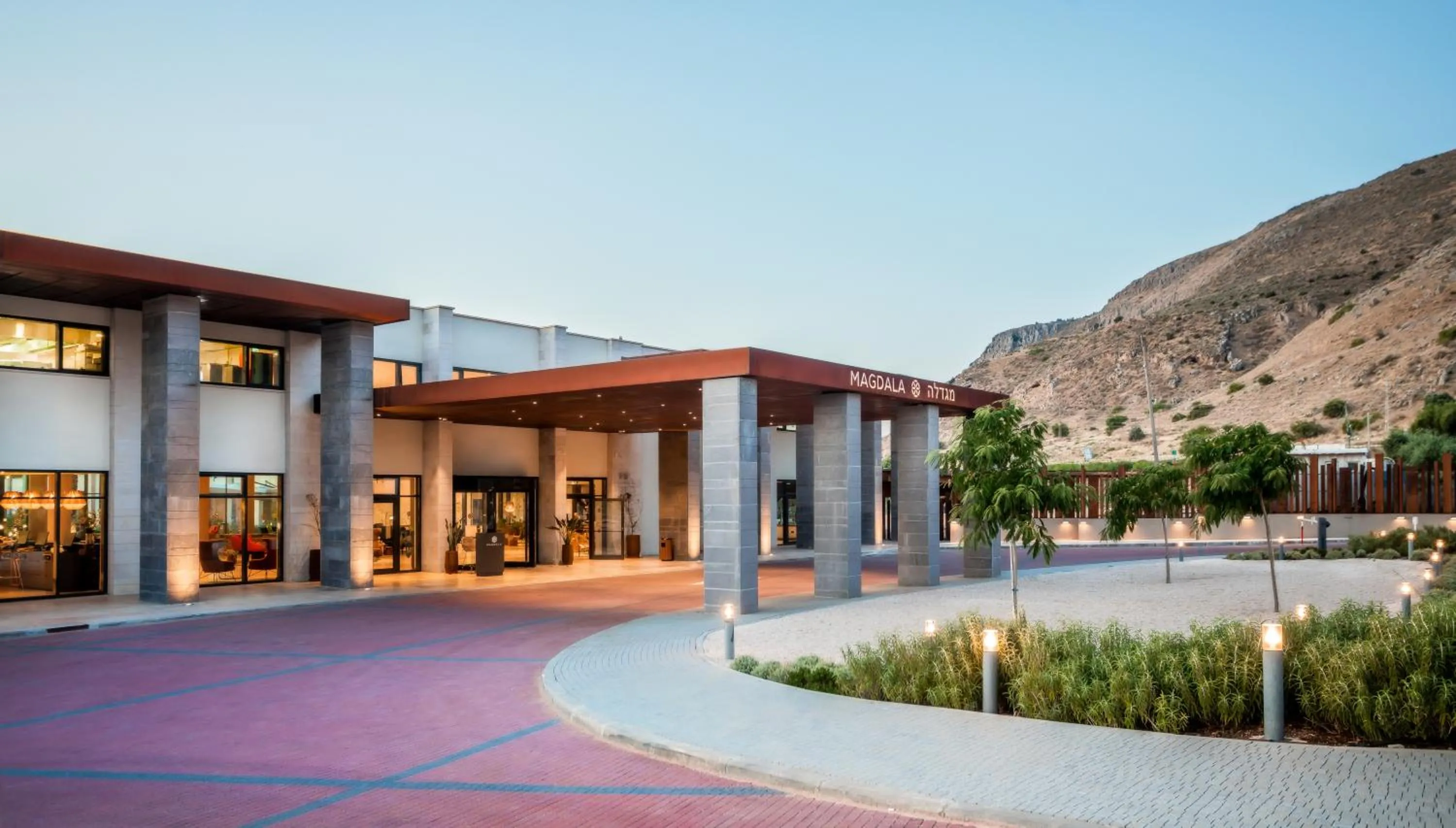 Facade/entrance in Magdala Hotel
