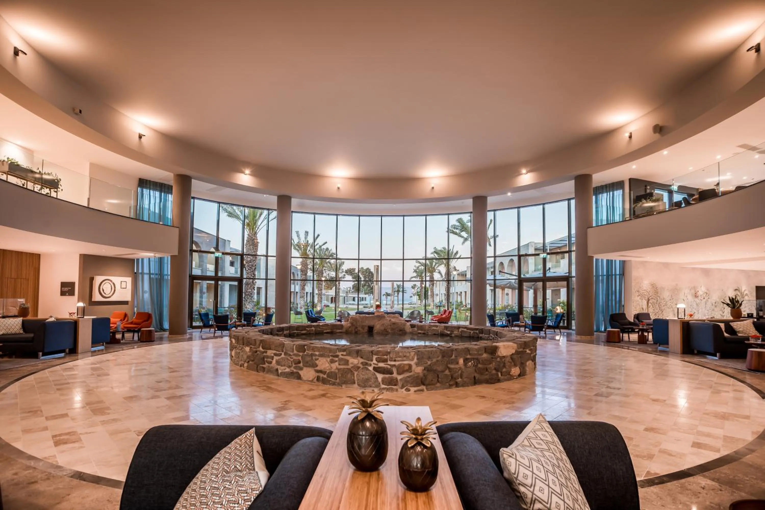 Lobby or reception in Magdala Hotel