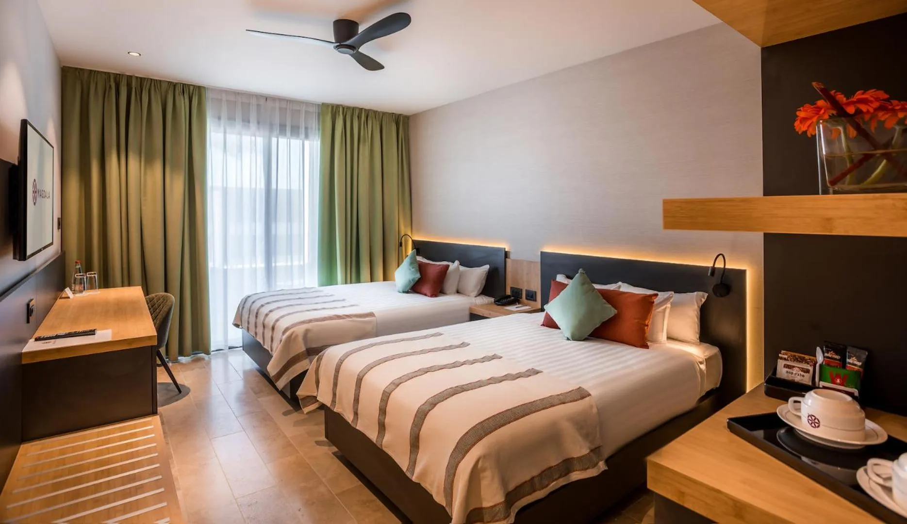 Photo of the whole room, Bed in Magdala Hotel