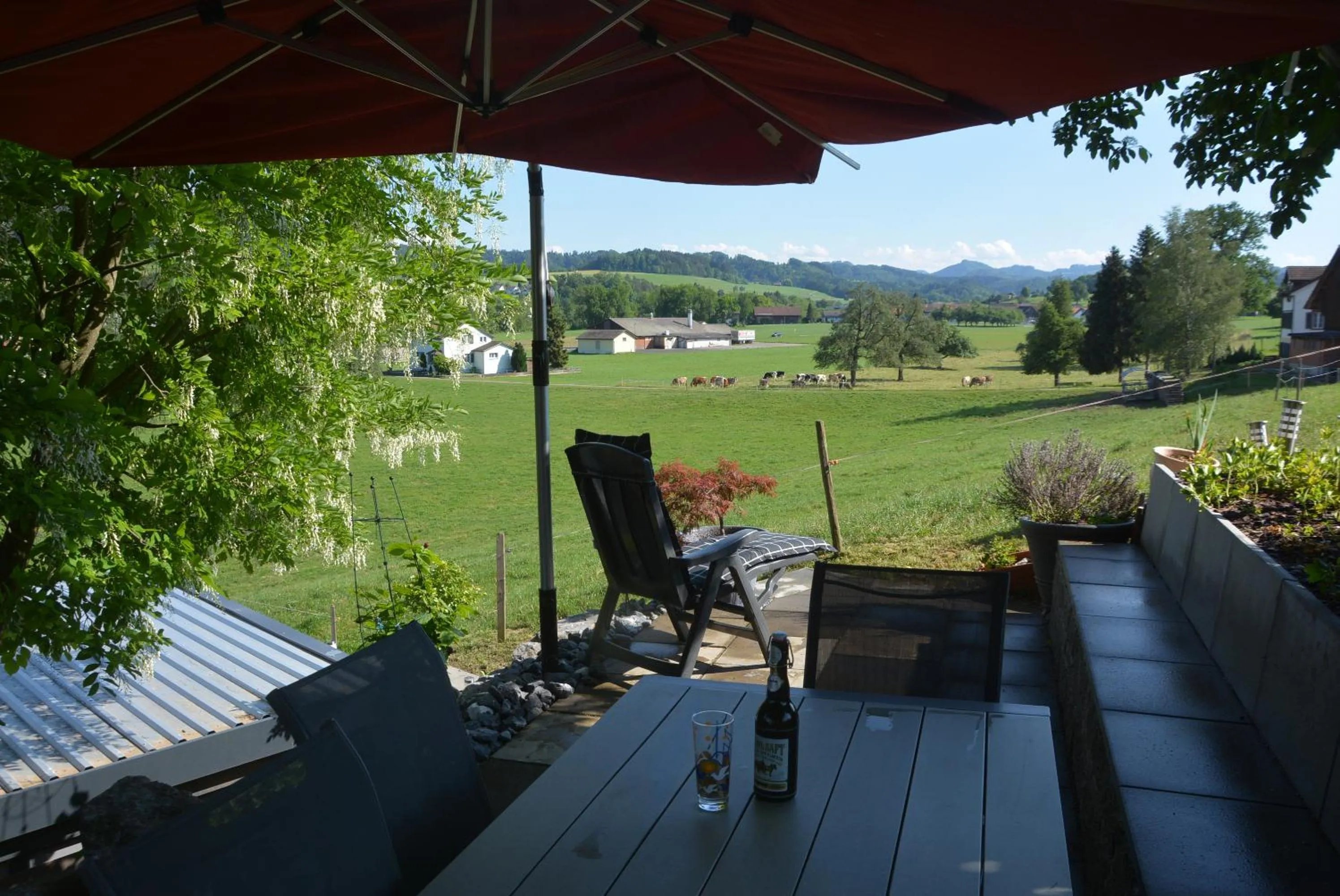 Balcony/Terrace in BnB Sirnach