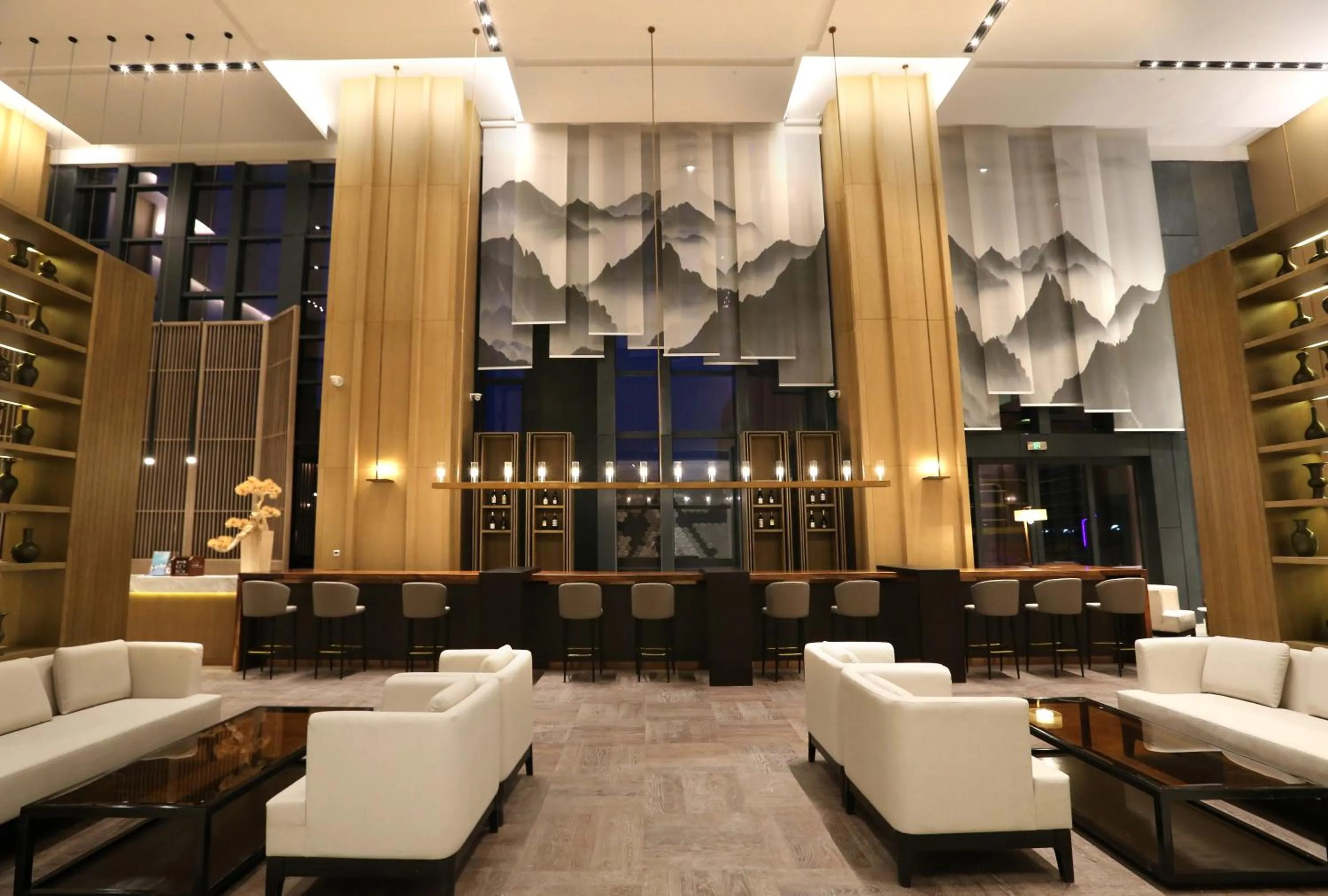 Seating area in Novotel Deqing Moganshan