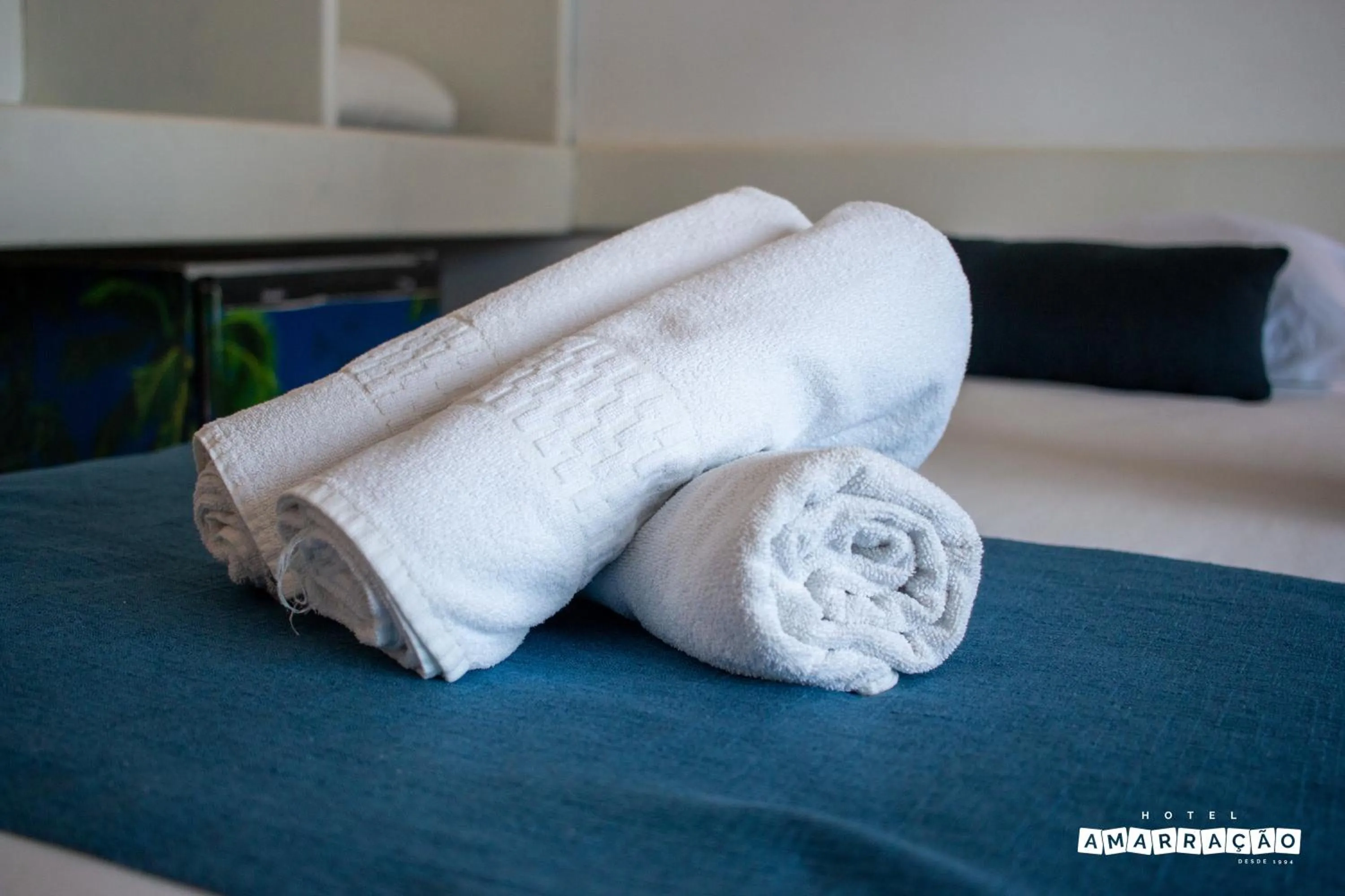 Bed in Hotel Amarração