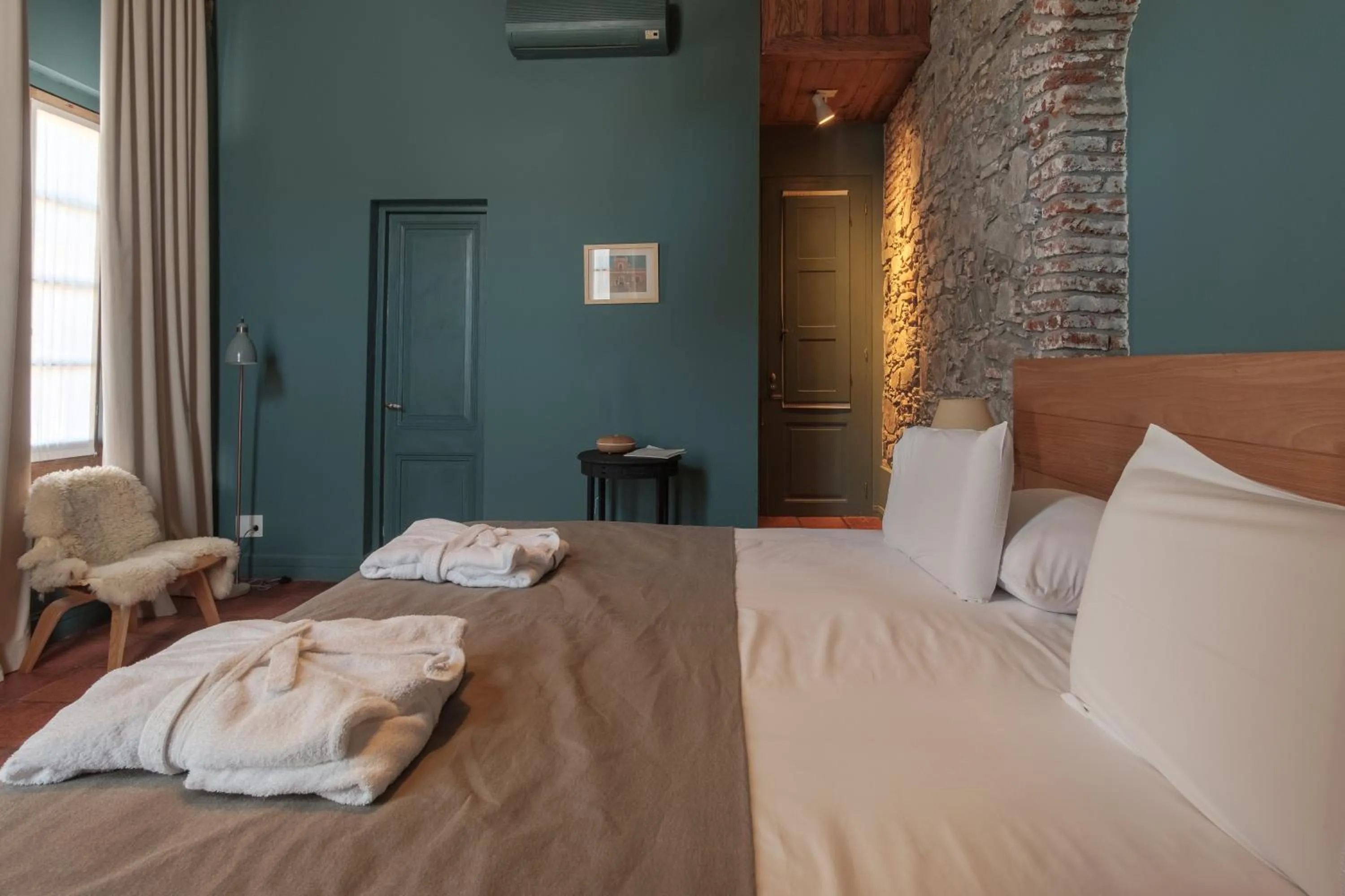 Bedroom, Bed in Posada Plaza Mayor