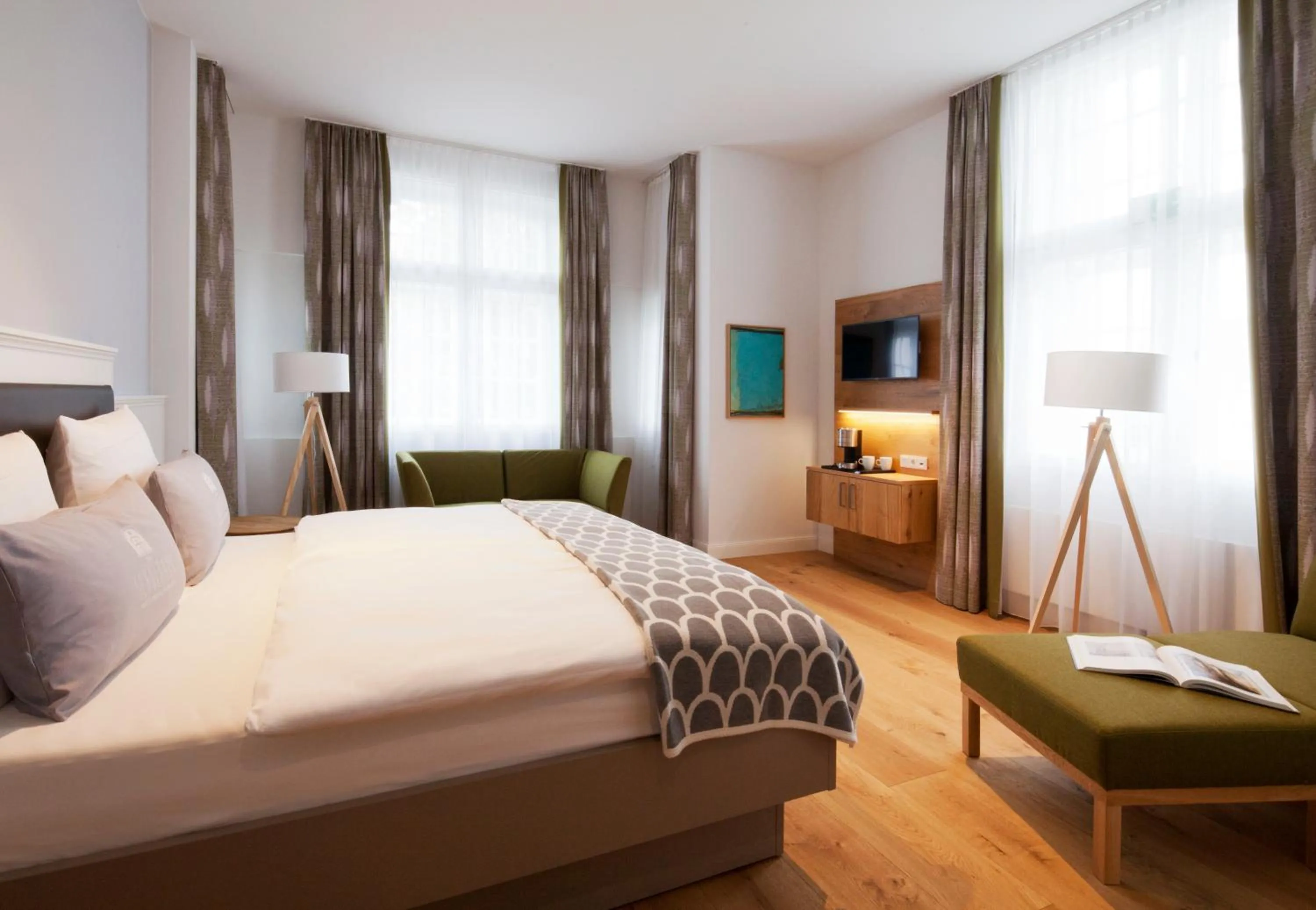 Bed in Schulhaus Hotel