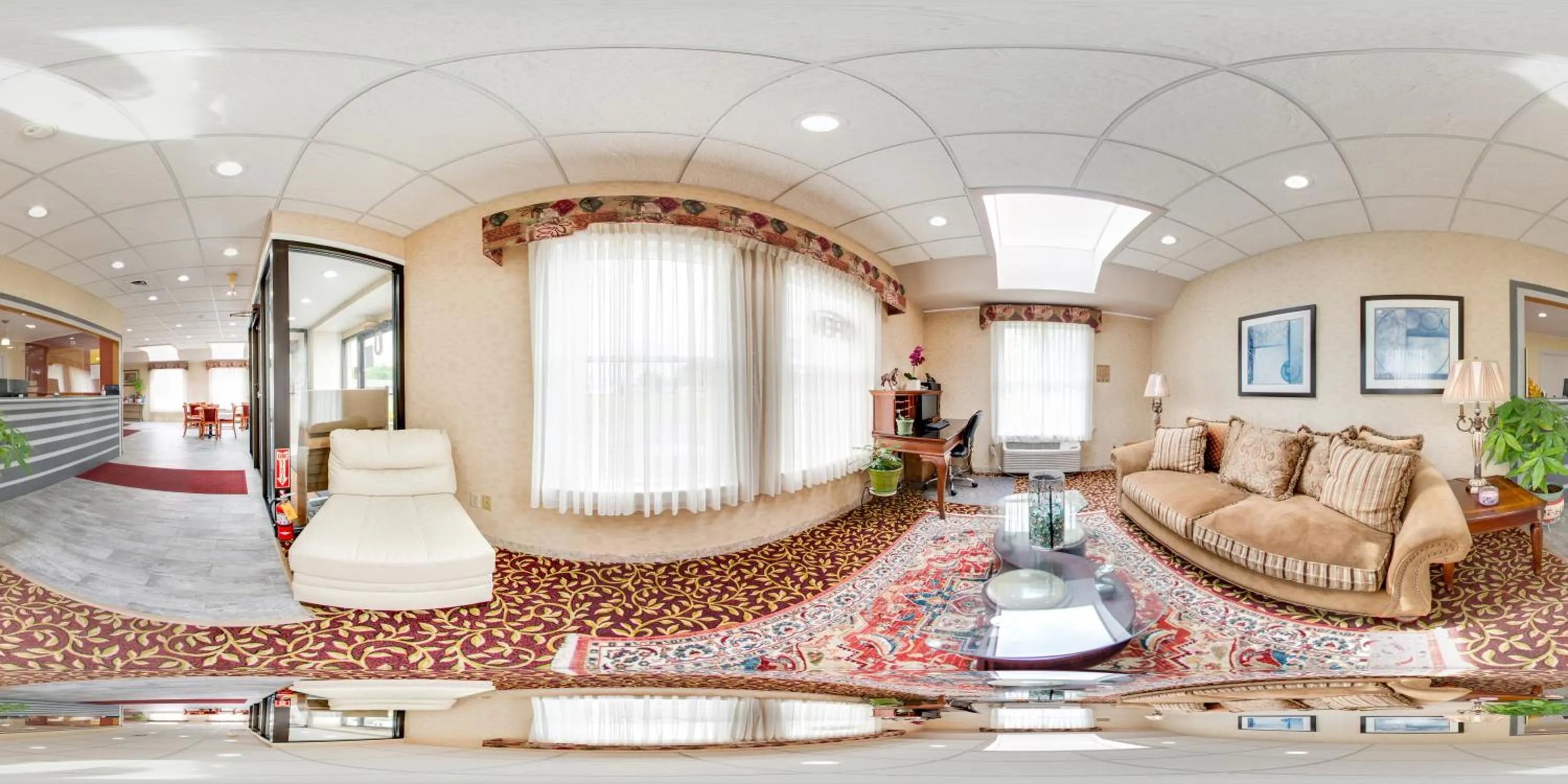 Lobby or reception in Rodeway Inn