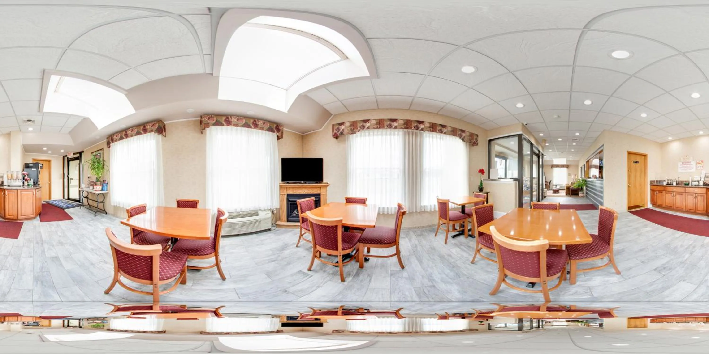 Lobby or reception in Rodeway Inn