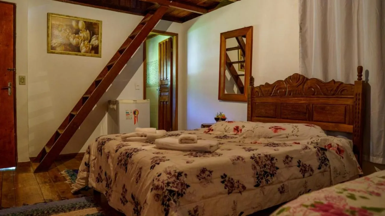 Bed in Pousada Vale da Represa