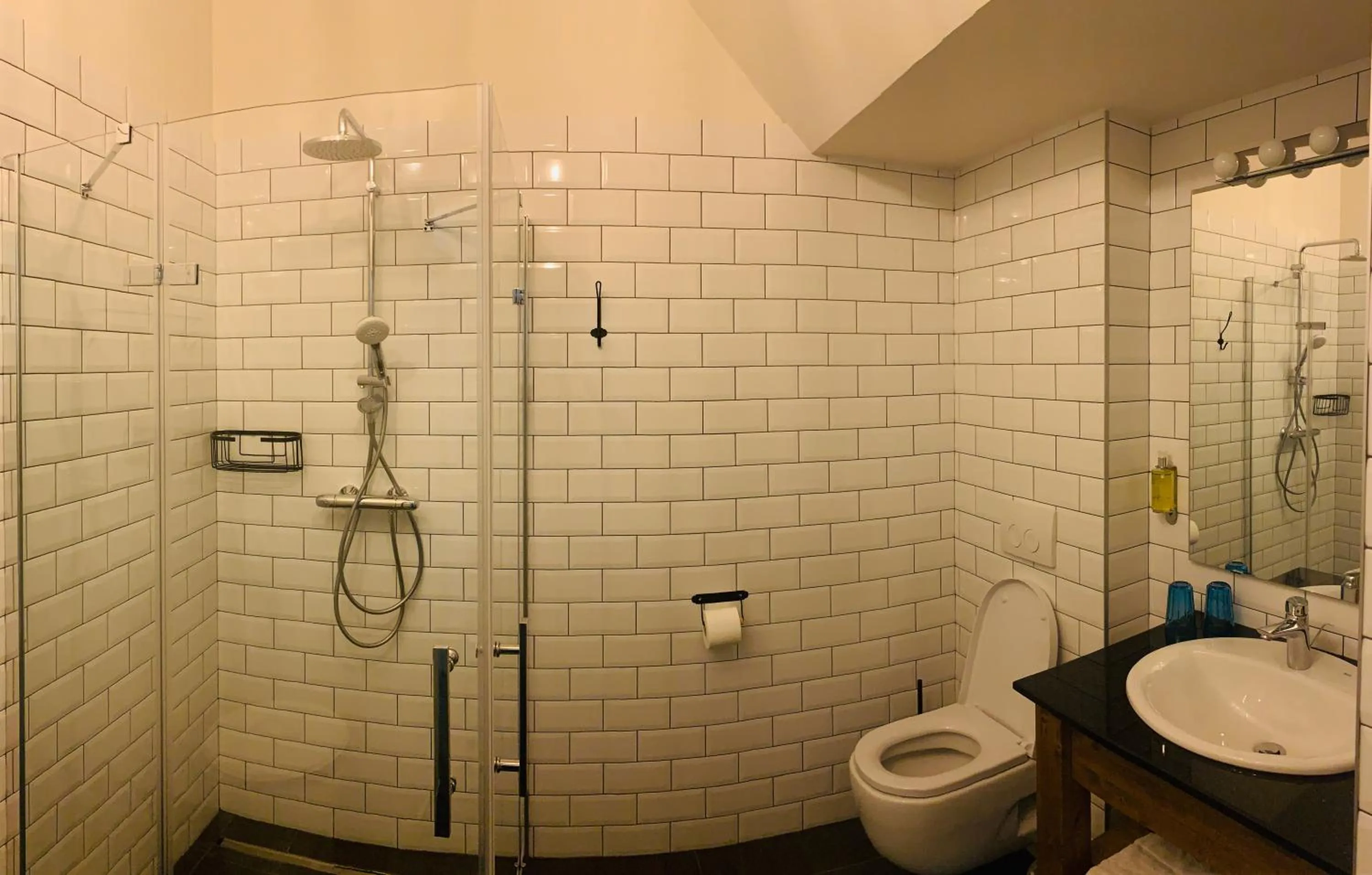 Shower in KABAN BOUTIQUE HOTEL - 5Star Central Villa in Vatra Dornei