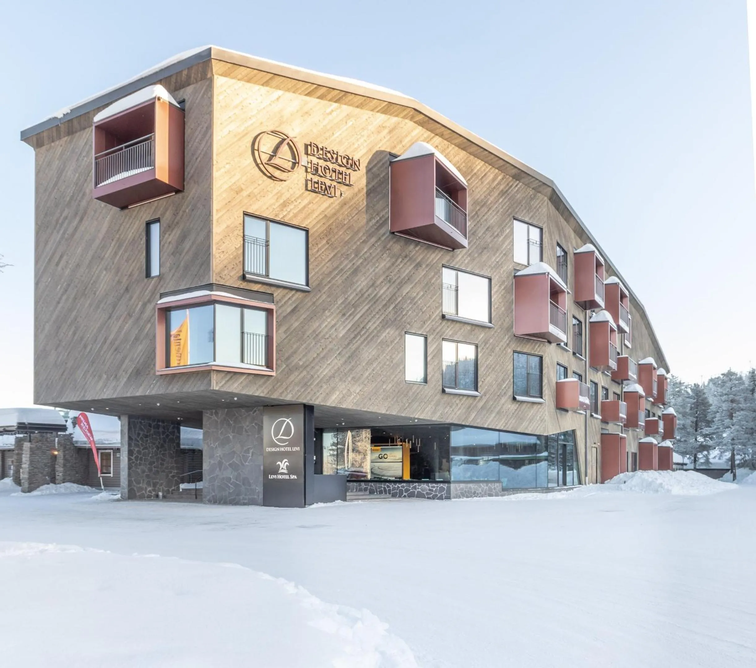 Facade/entrance in Design Hotel Levi