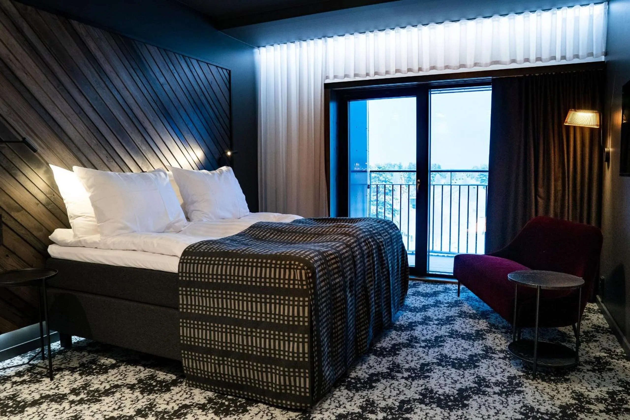 Photo of the whole room, Bed in Design Hotel Levi