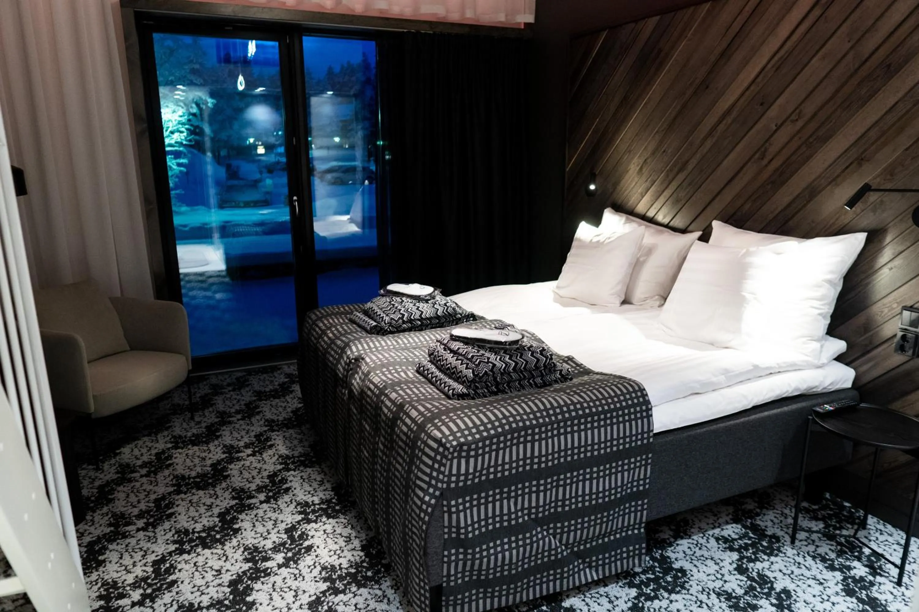 Bed in Design Hotel Levi