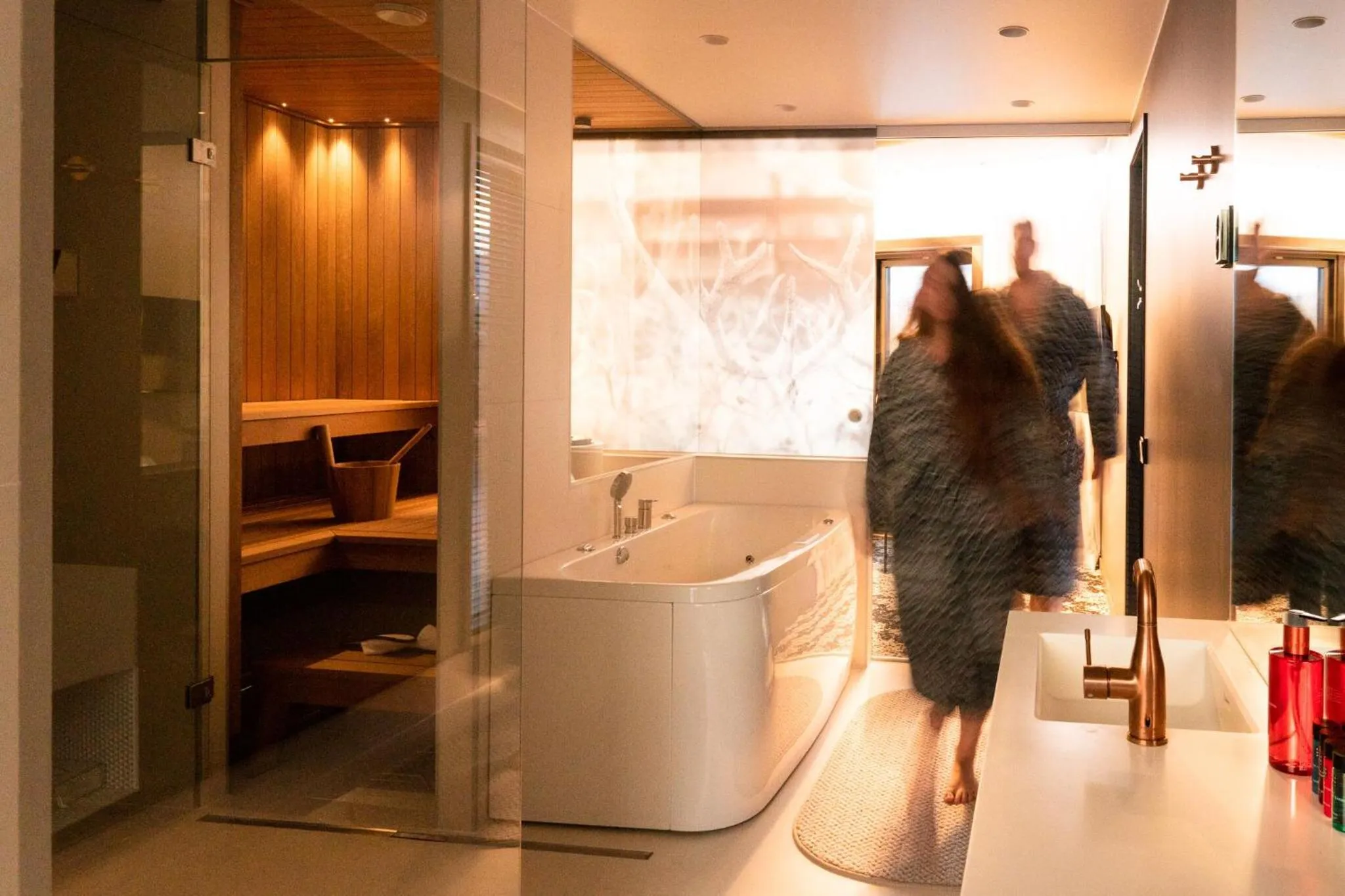 Bathroom in Design Hotel Levi