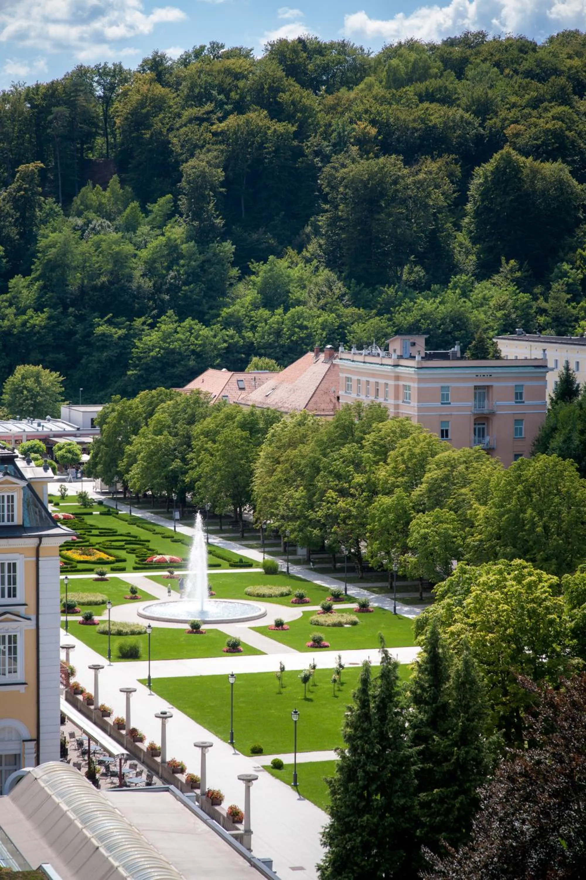 Garden in Grand Hotel Donat Superior & Wellness Center