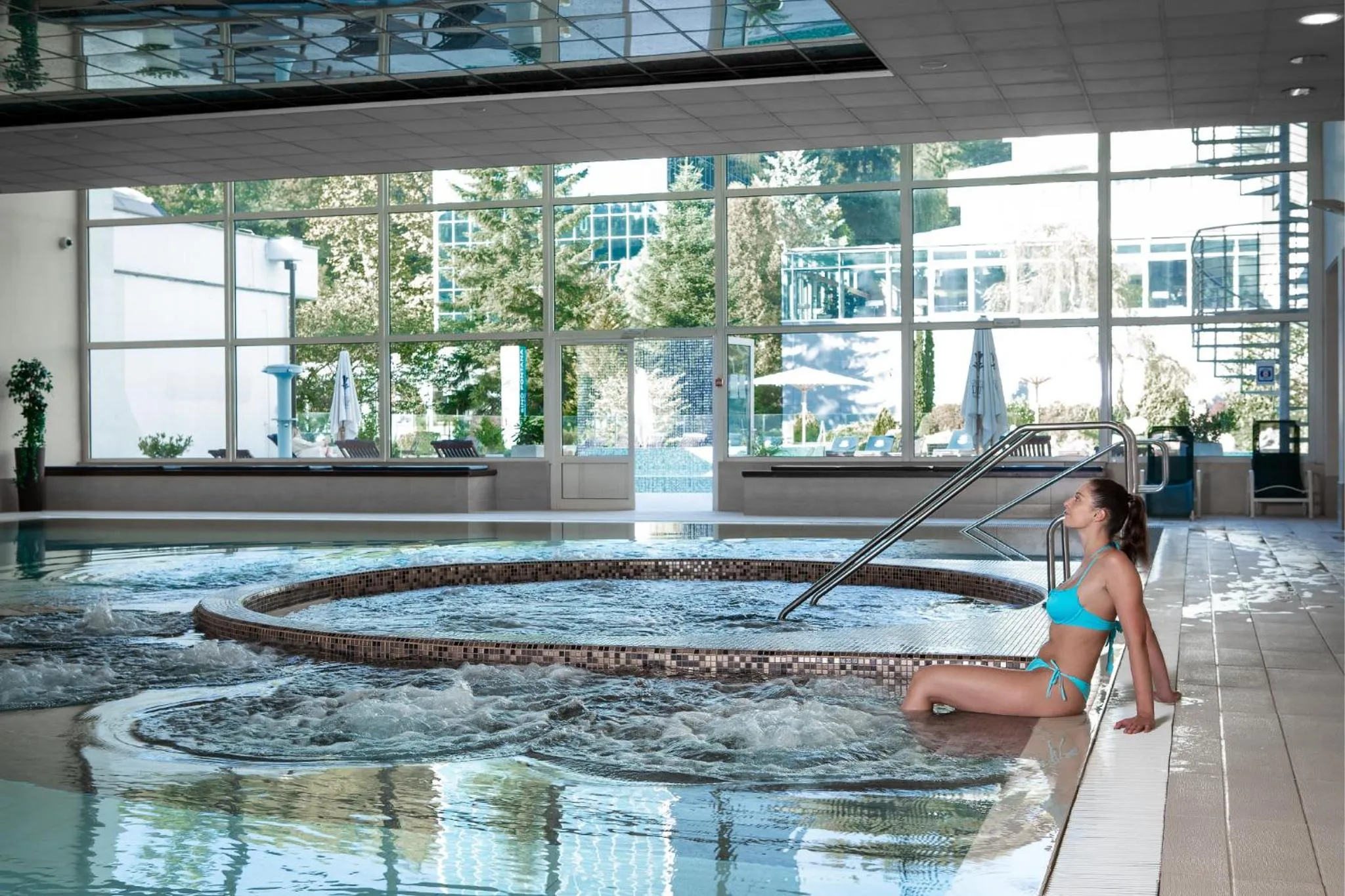 Swimming pool in Grand Hotel Donat Superior & Wellness Center