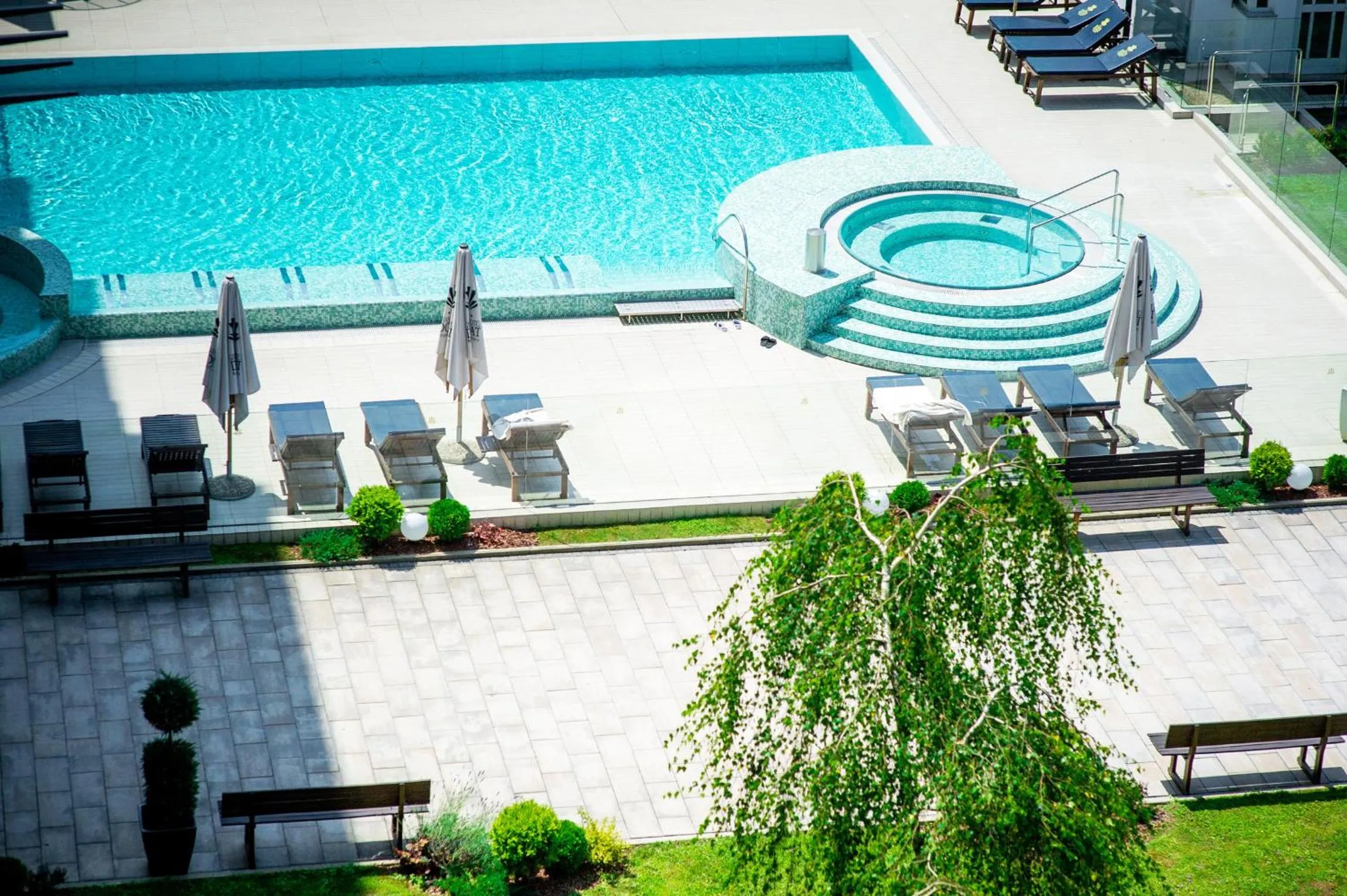 Swimming pool in Grand Hotel Donat Superior & Wellness Center