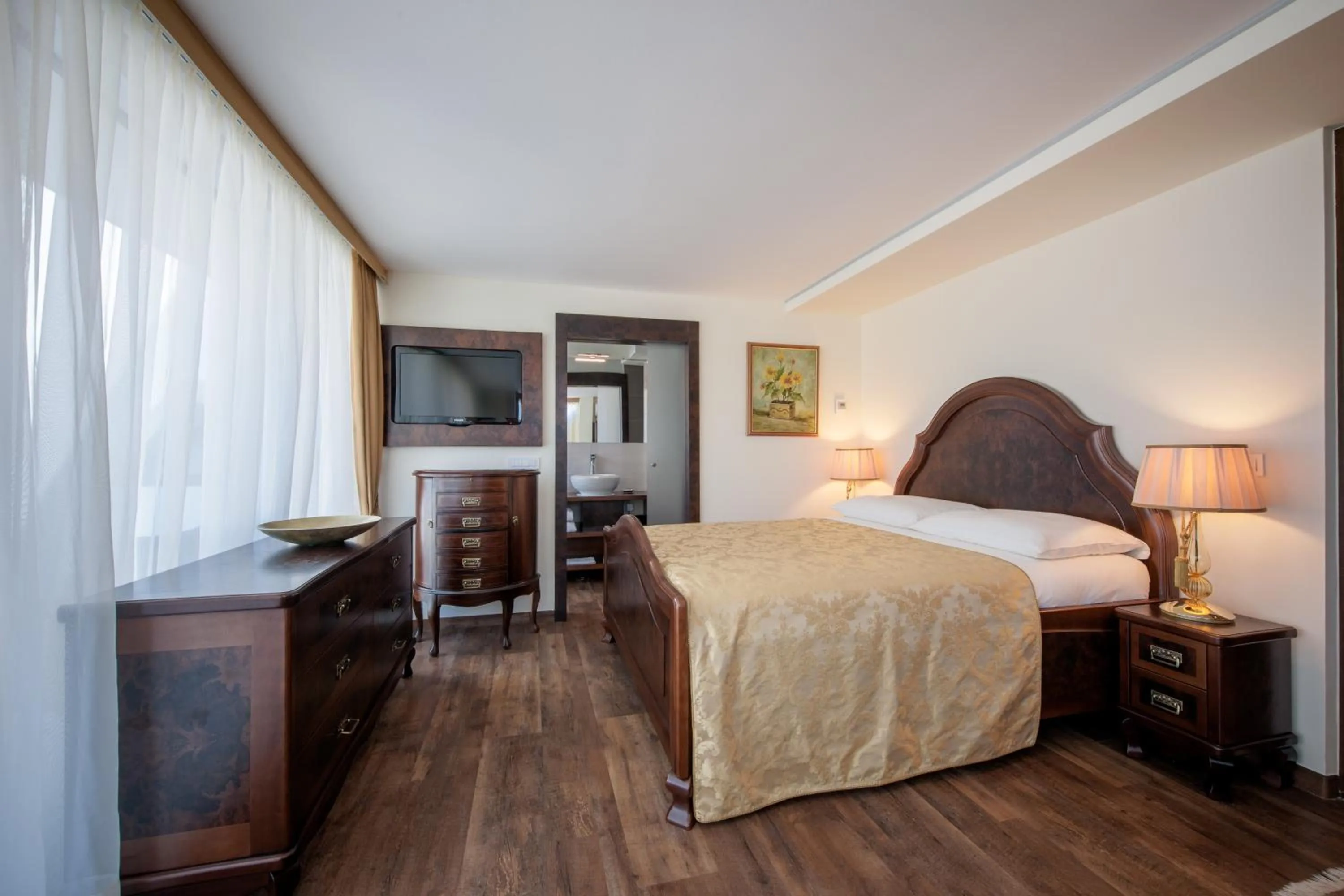 Bedroom, Bed in Grand Hotel Donat Superior & Wellness Center