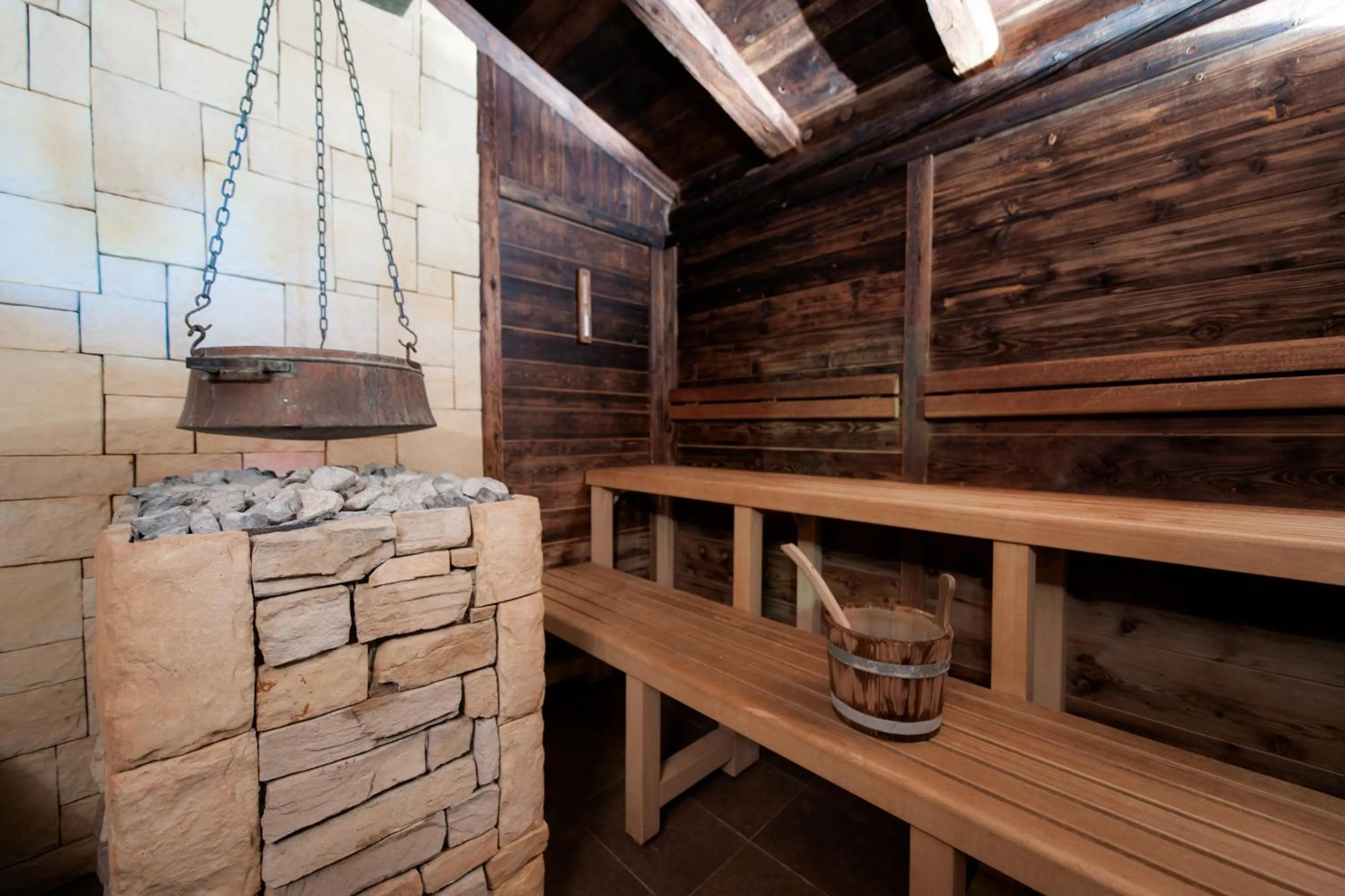 Sauna in Grand Hotel Donat Superior & Wellness Center
