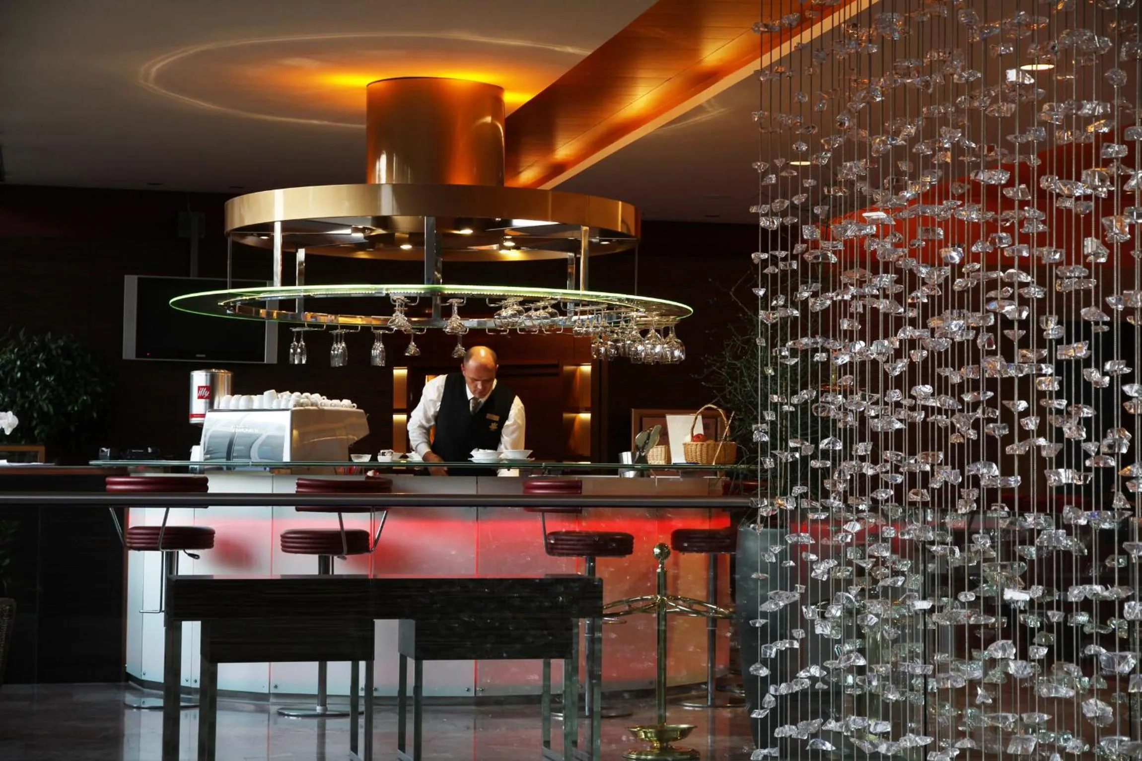 Lounge or bar in Grand Hotel Donat Superior & Wellness Center