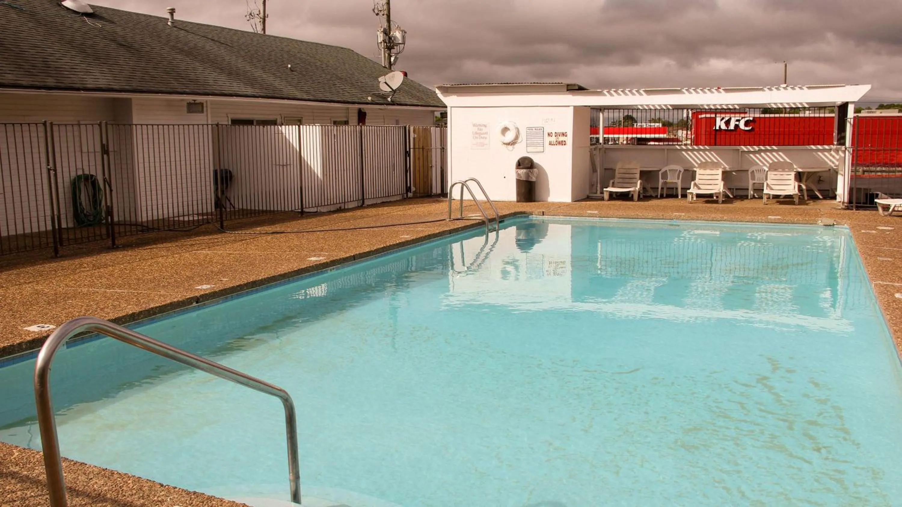 On site in Motel 6-Fayetteville, AR