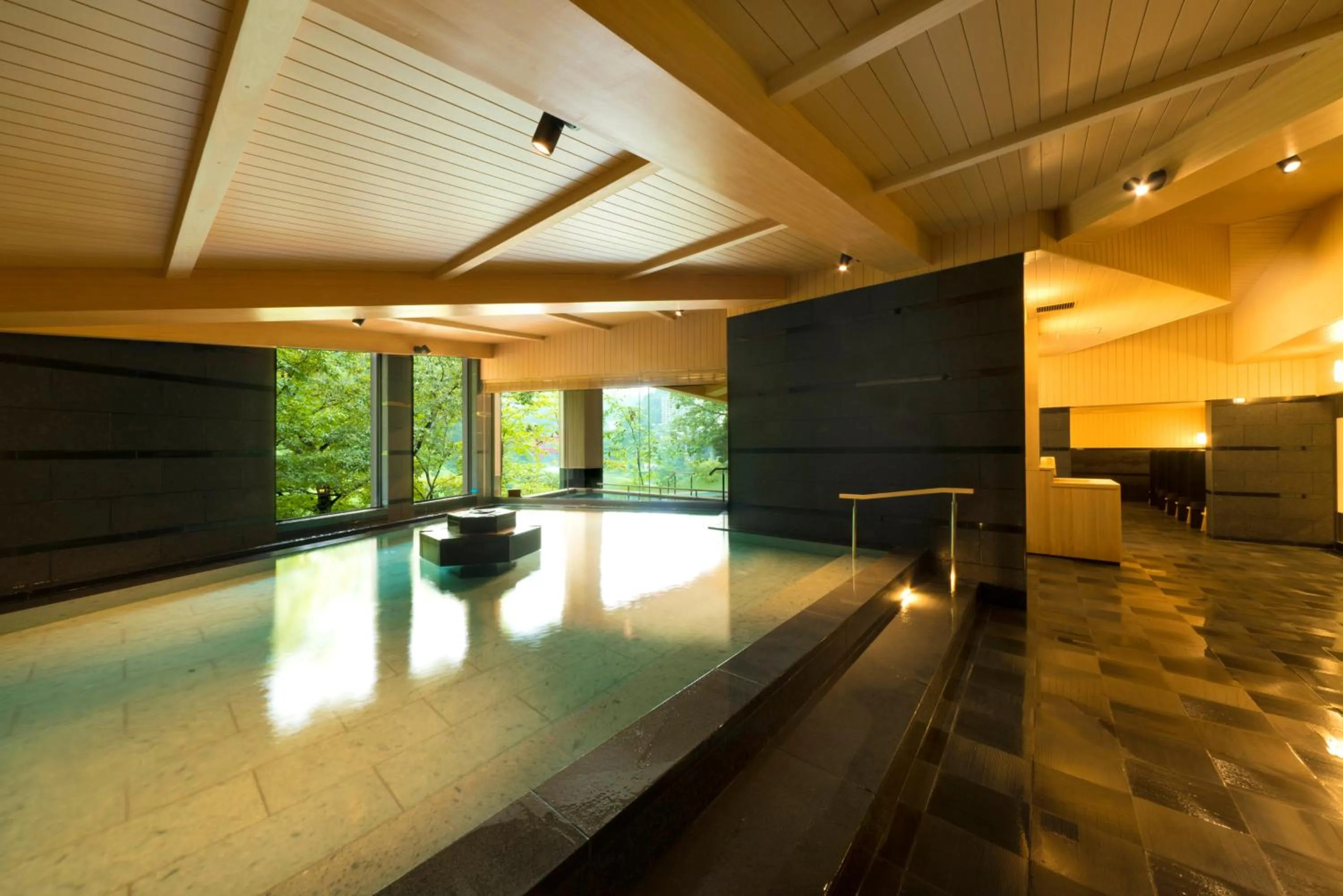 Hot Spring Bath in Kurobe Unazukionsen Yamanoha