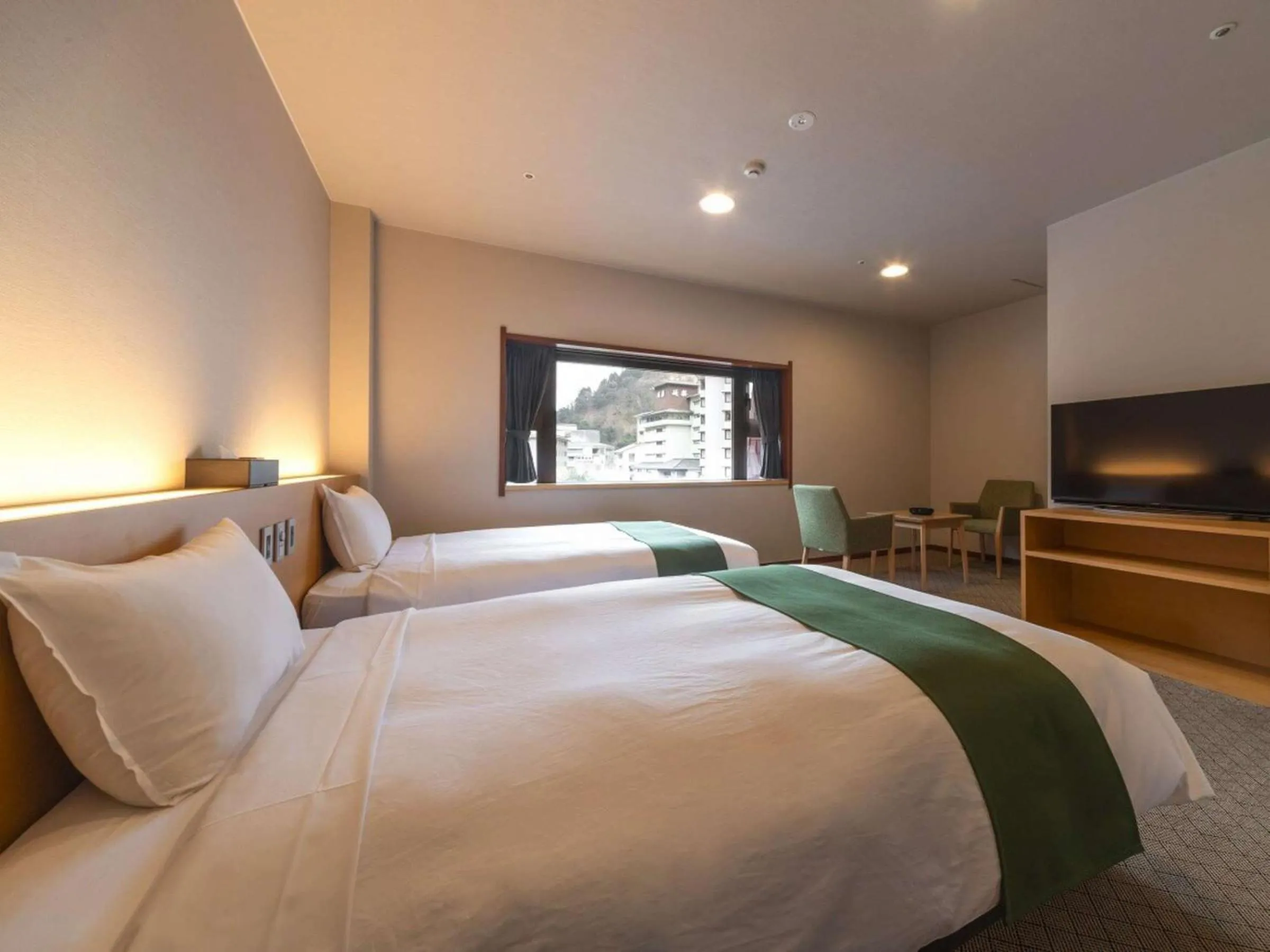 Bed in Kurobe Unazukionsen Yamanoha