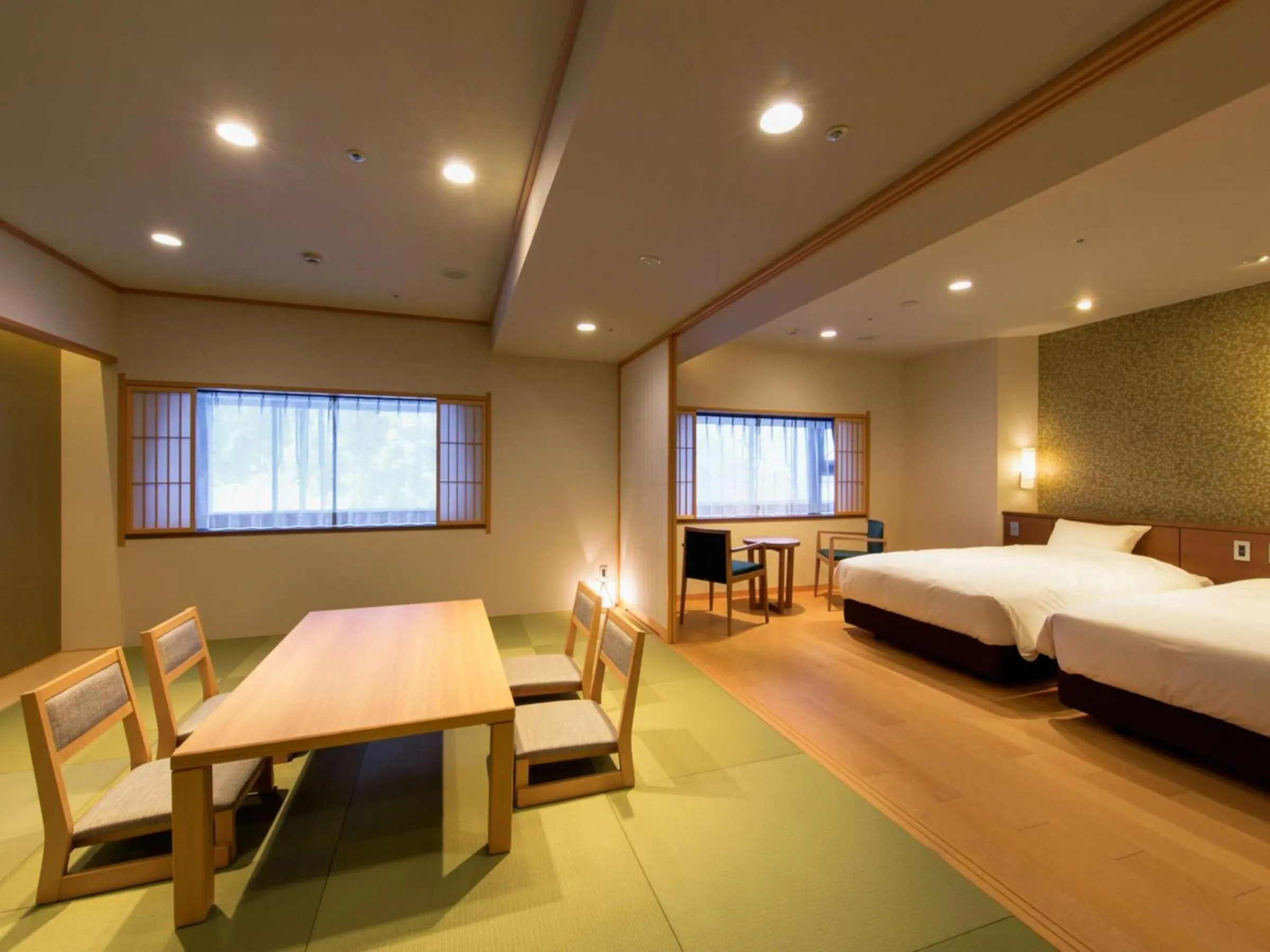 Bed in Kurobe Unazukionsen Yamanoha