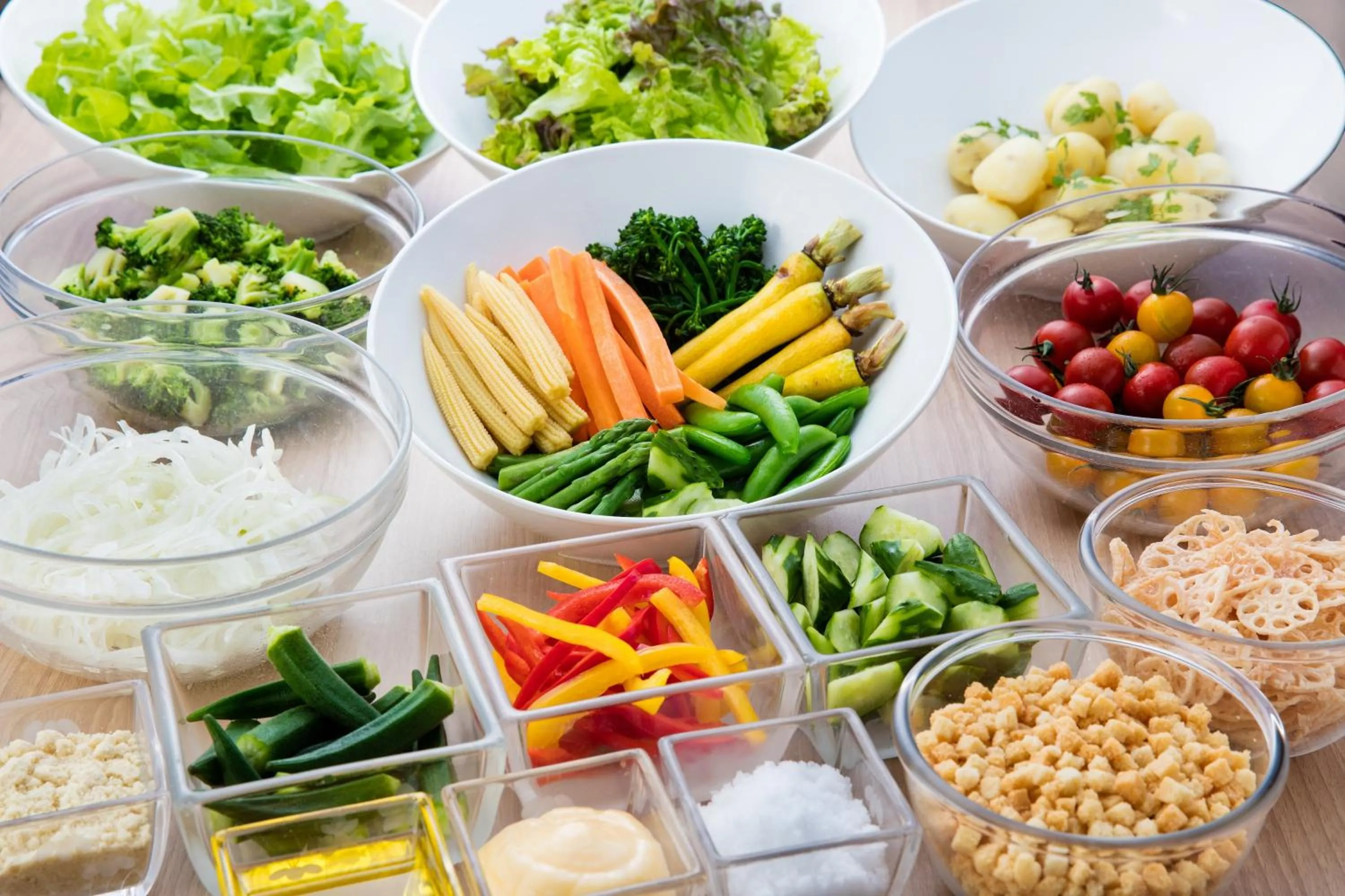 Buffet breakfast in Kurobe Unazukionsen Yamanoha