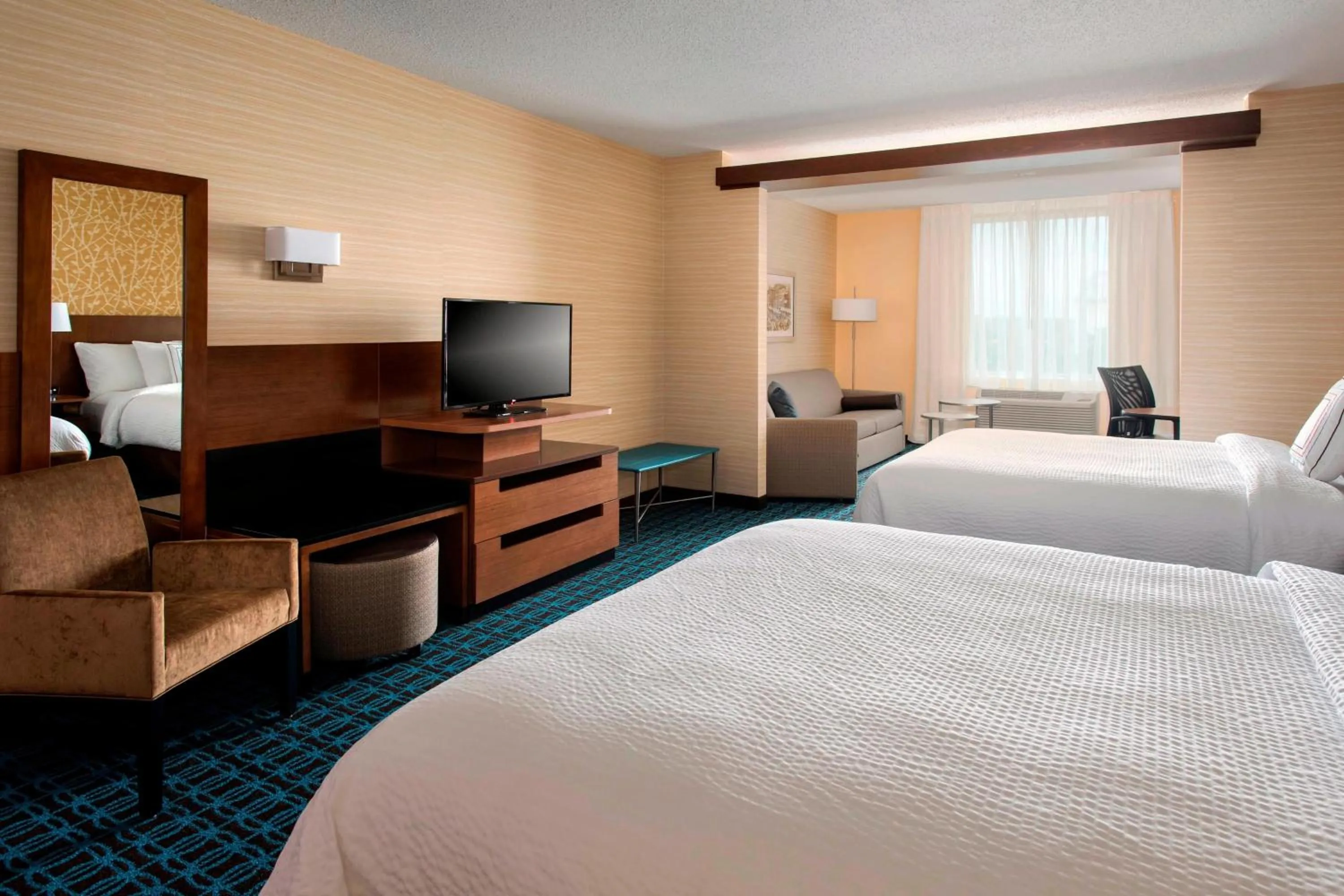 Bedroom, Bed in Fairfield Inn & Suites by Marriott Buffalo Amherst/University
