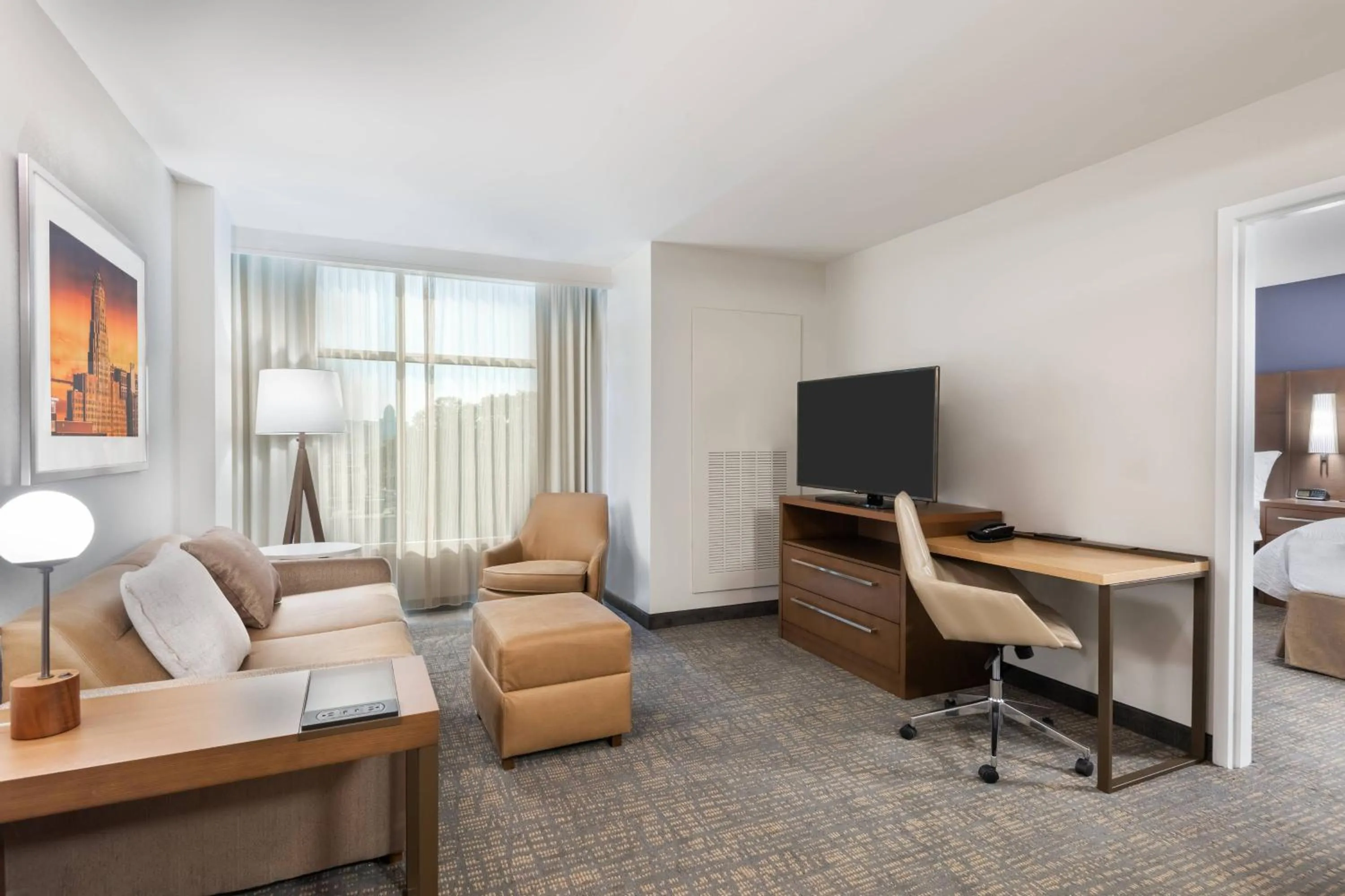Living room in Residence Inn by Marriott Buffalo Downtown