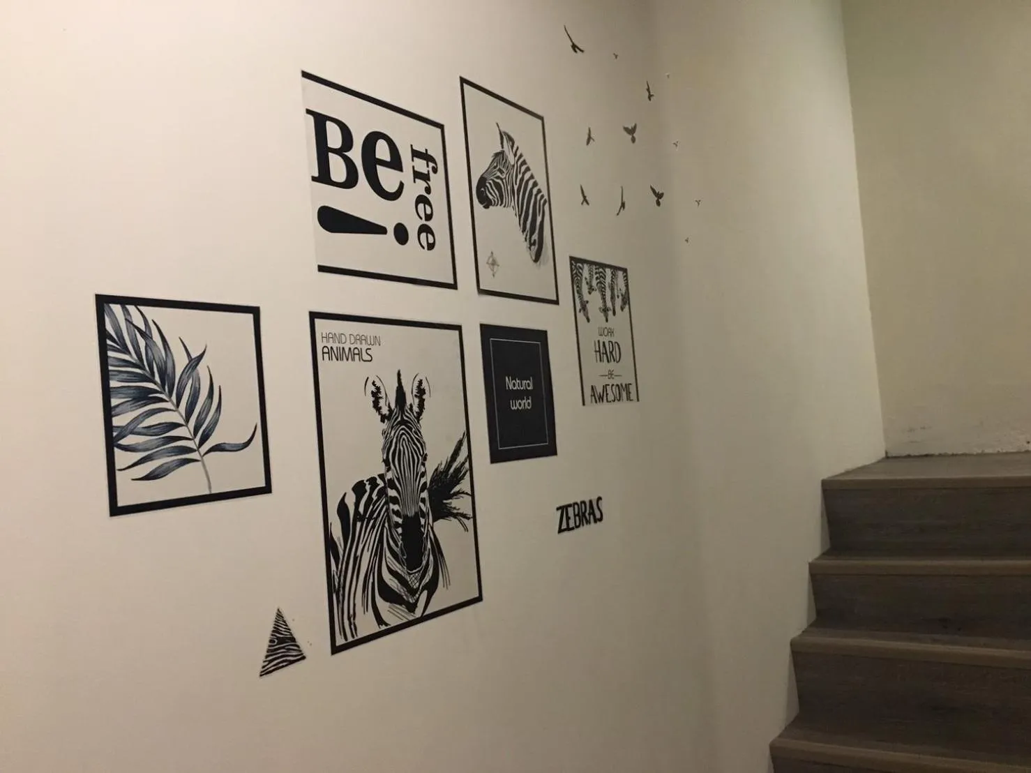 Decorative detail in MILU Backpacker Hostel