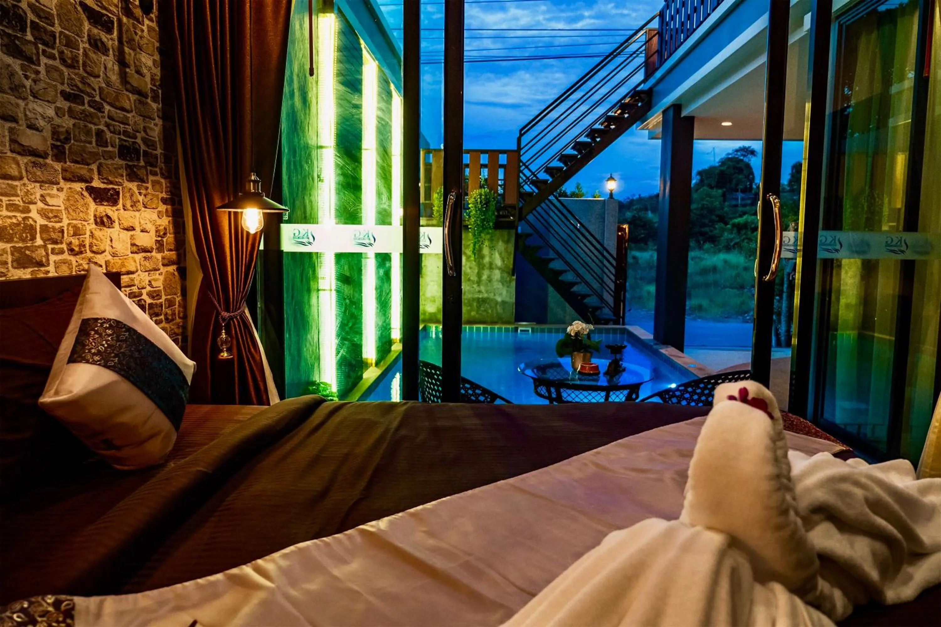 Decorative detail in KG Private Pool Villas Soi 9