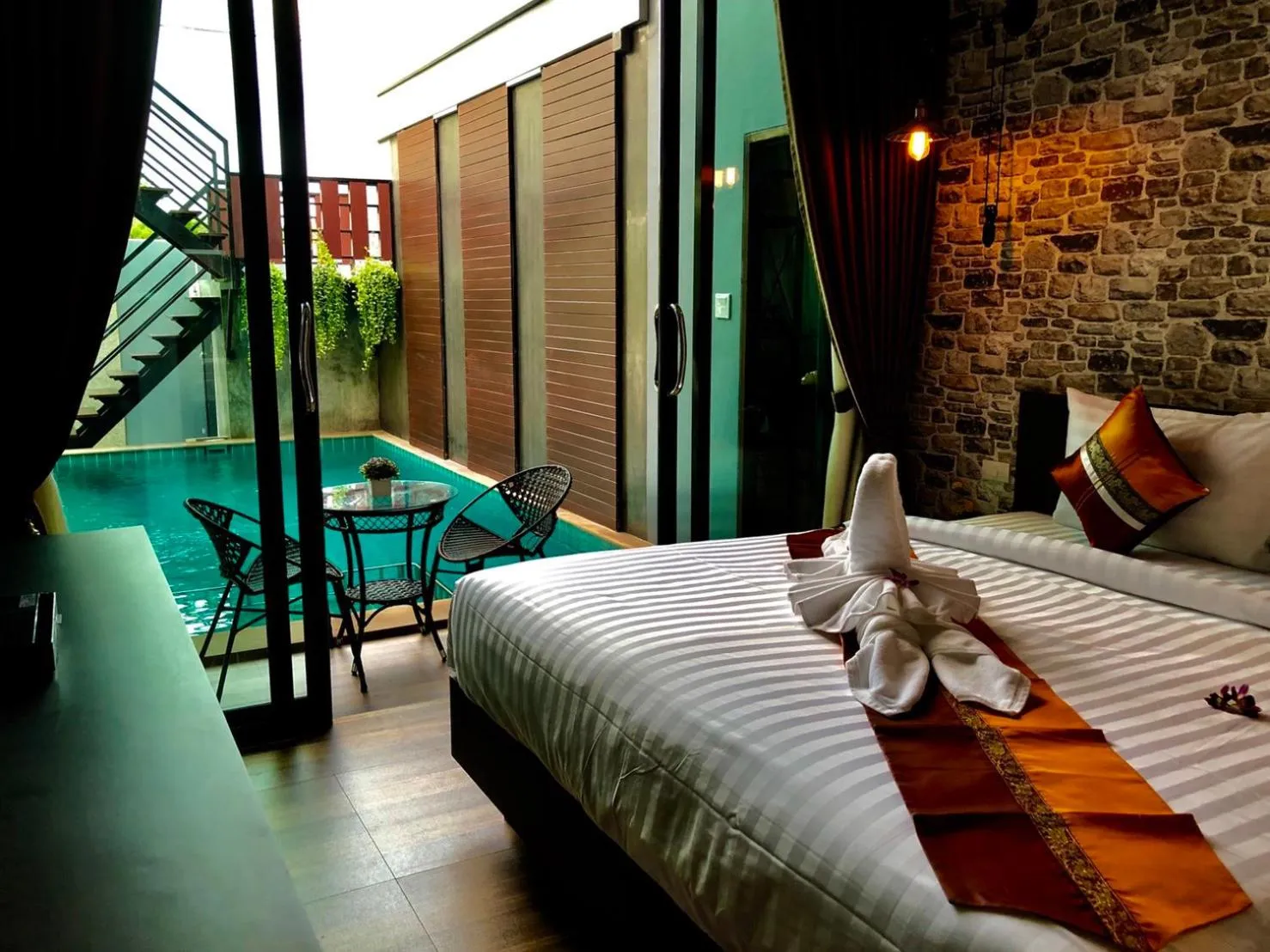 Bedroom, Bed in KG Private Pool Villas Soi 9