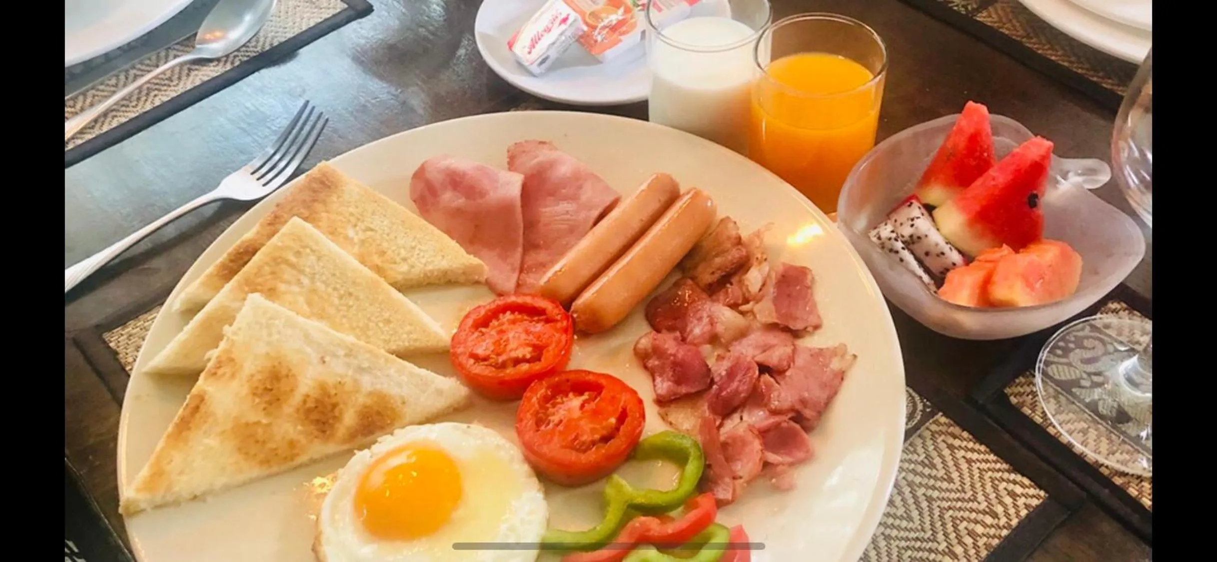 Breakfast in KG Private Pool Villas Soi 9