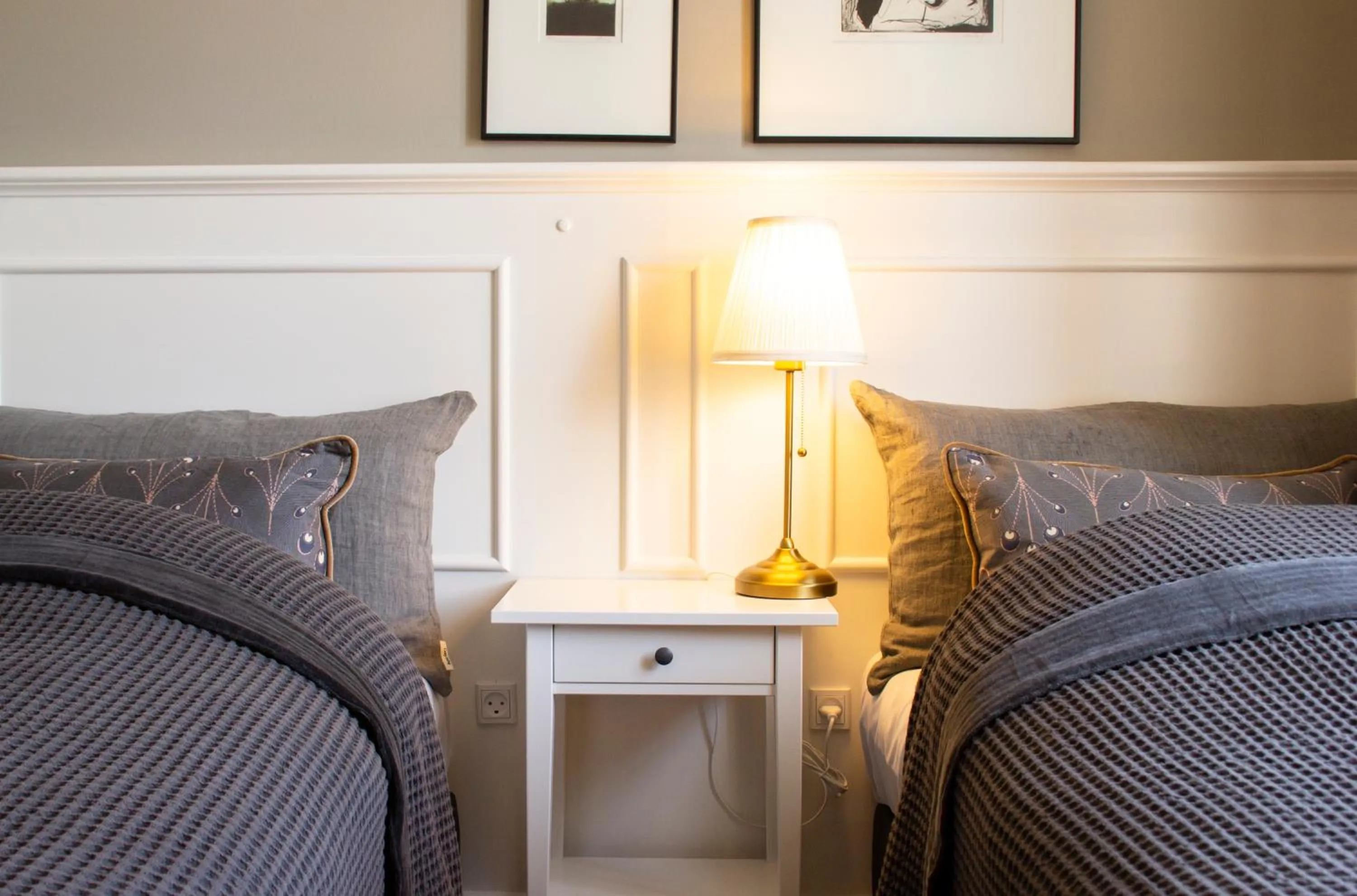 Bed in Hostrups Hotel