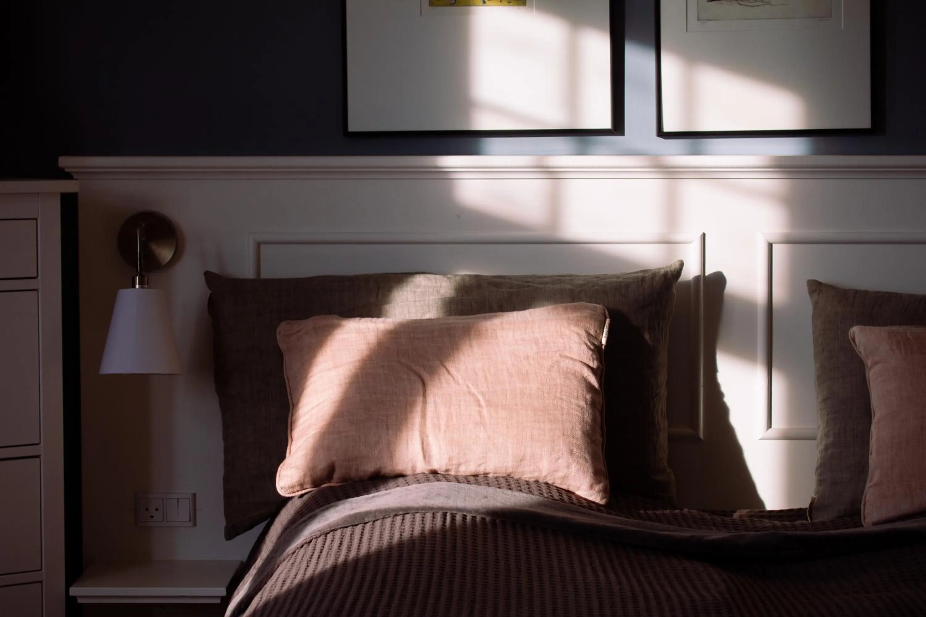 Bed in Hostrups Hotel