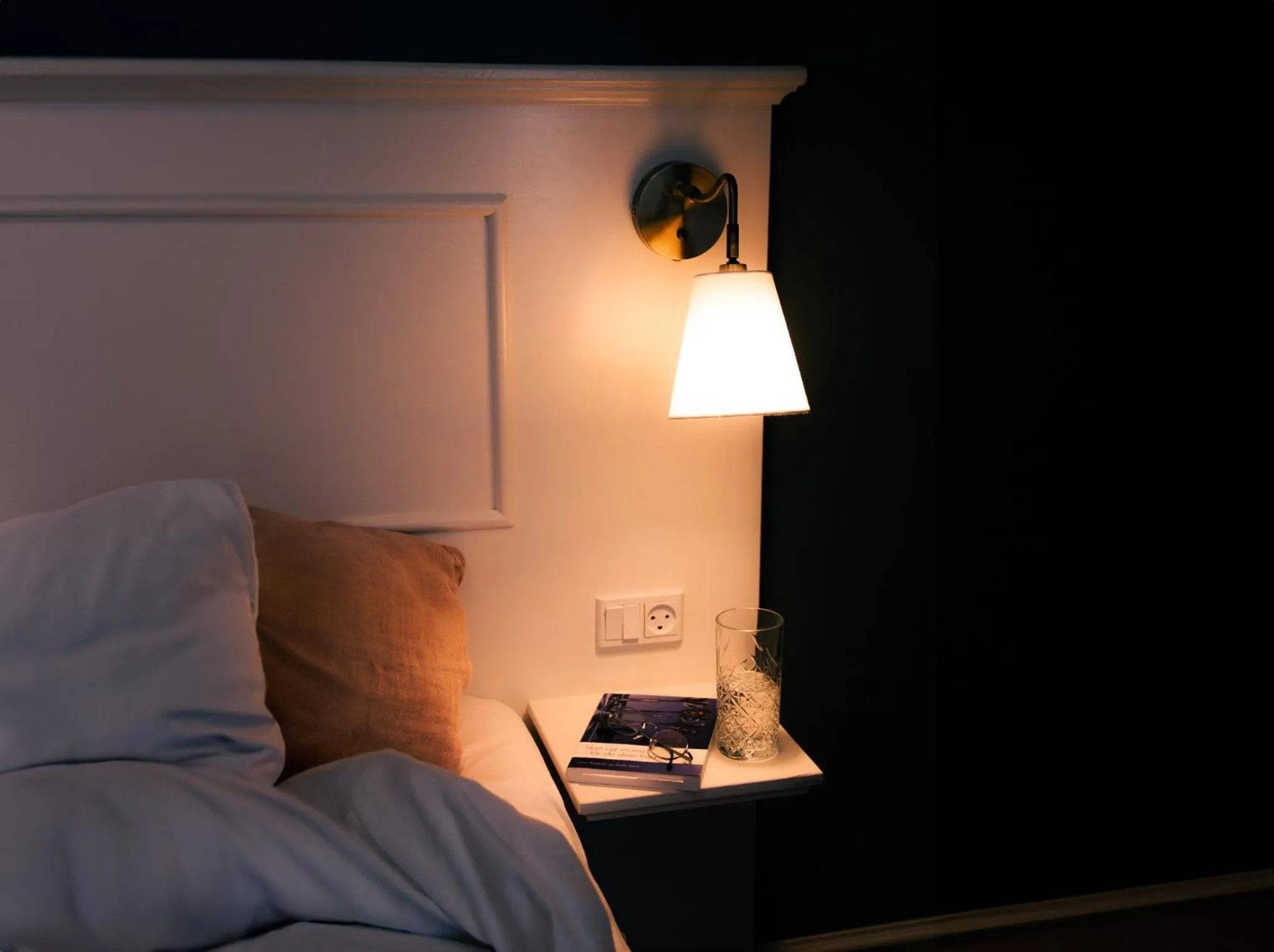 Bed in Hostrups Hotel